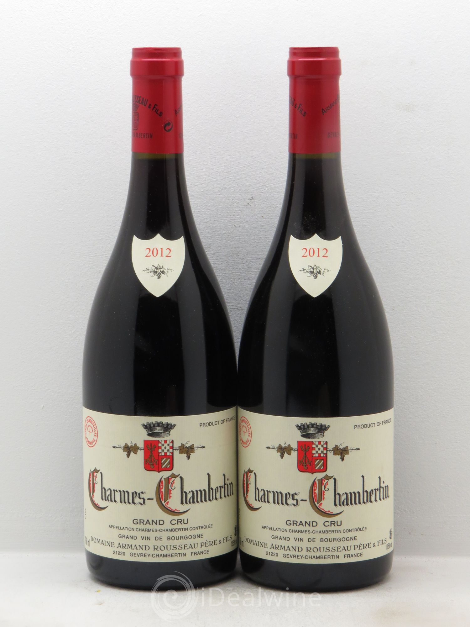 Charmes-Chambertin Grand Cru Armand Rousseau (Domaine) 2012 - Lot de 2 bouteilles - 0