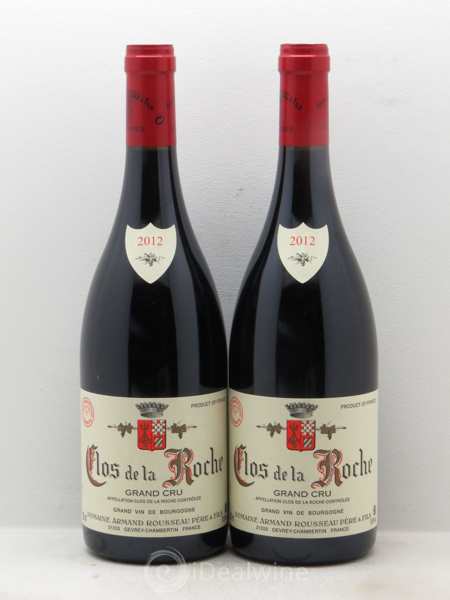 Clos de la Roche Grand Cru Armand Rousseau (Domaine) 2012 - Lot de 2 bouteilles - 0