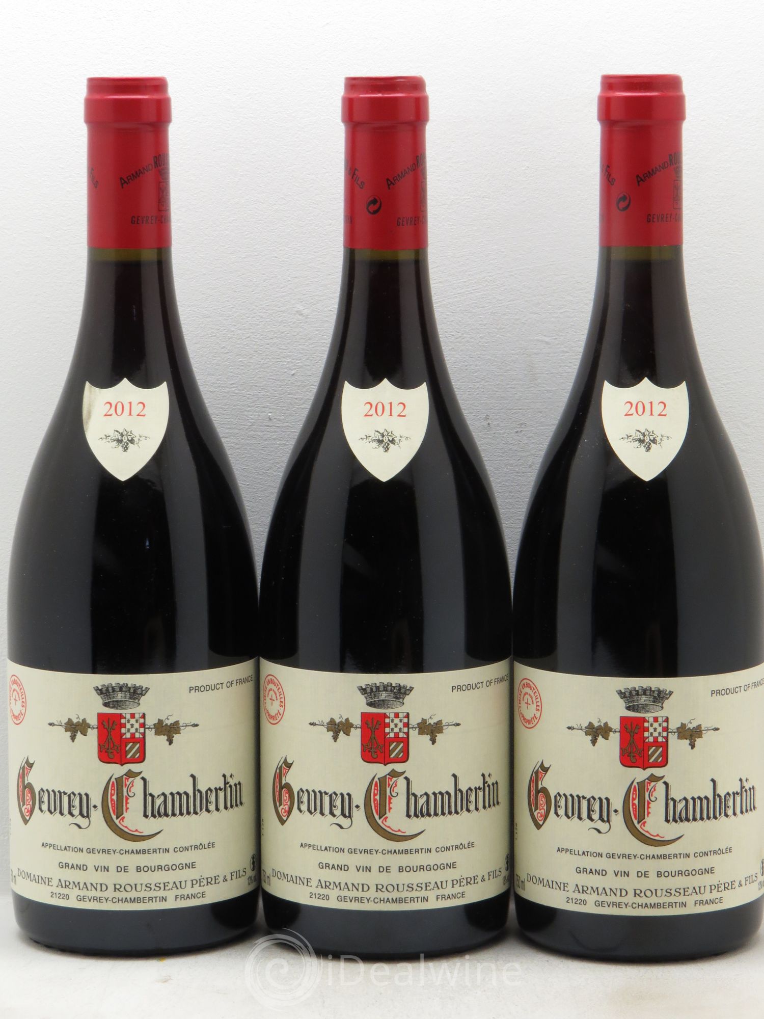 Gevrey-Chambertin Armand Rousseau (Domaine) 2012 - Posten von 3 Flaschen - 0