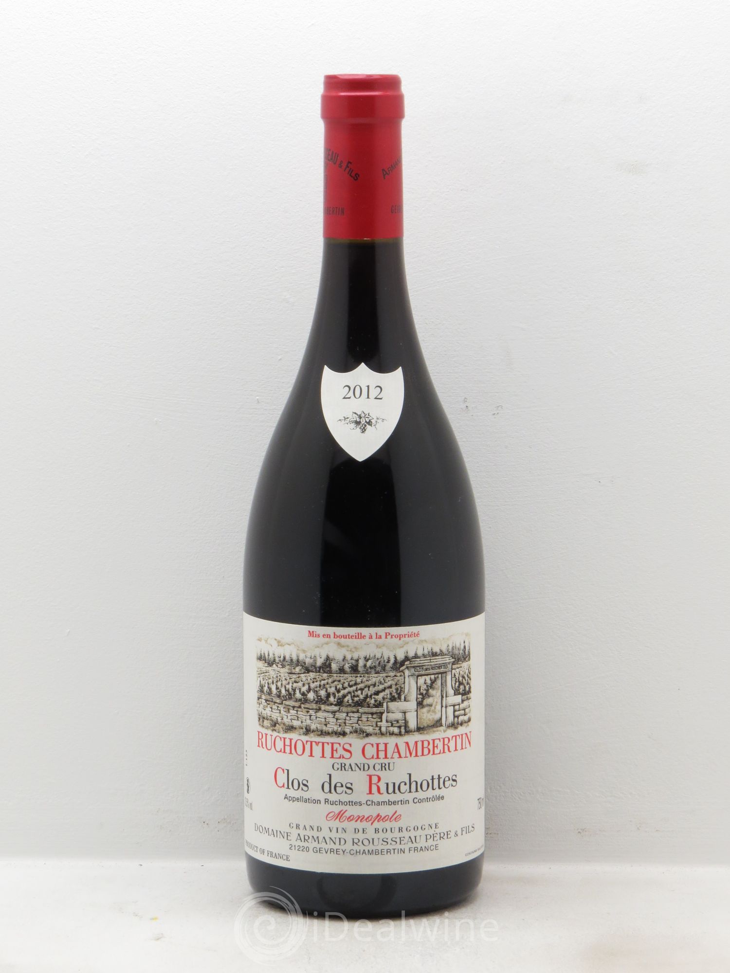 Ruchottes-Chambertin Grand Cru Clos des Ruchottes Armand Rousseau (Domaine) 2012 - Posten von 1 Flasche - 0