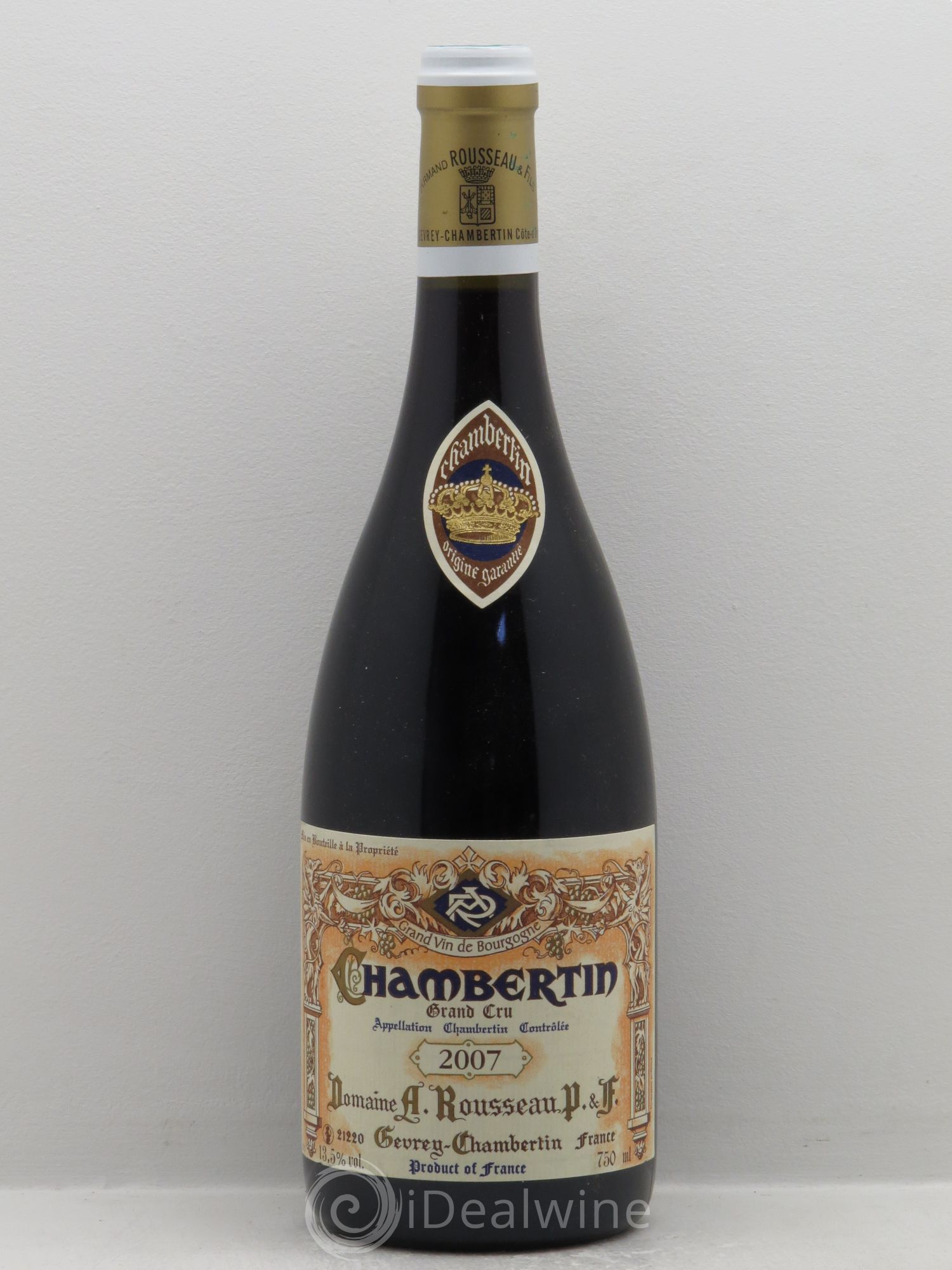 Chambertin Grand Cru Armand Rousseau (Domaine) 2007 - Lot de 1 bouteille - 0