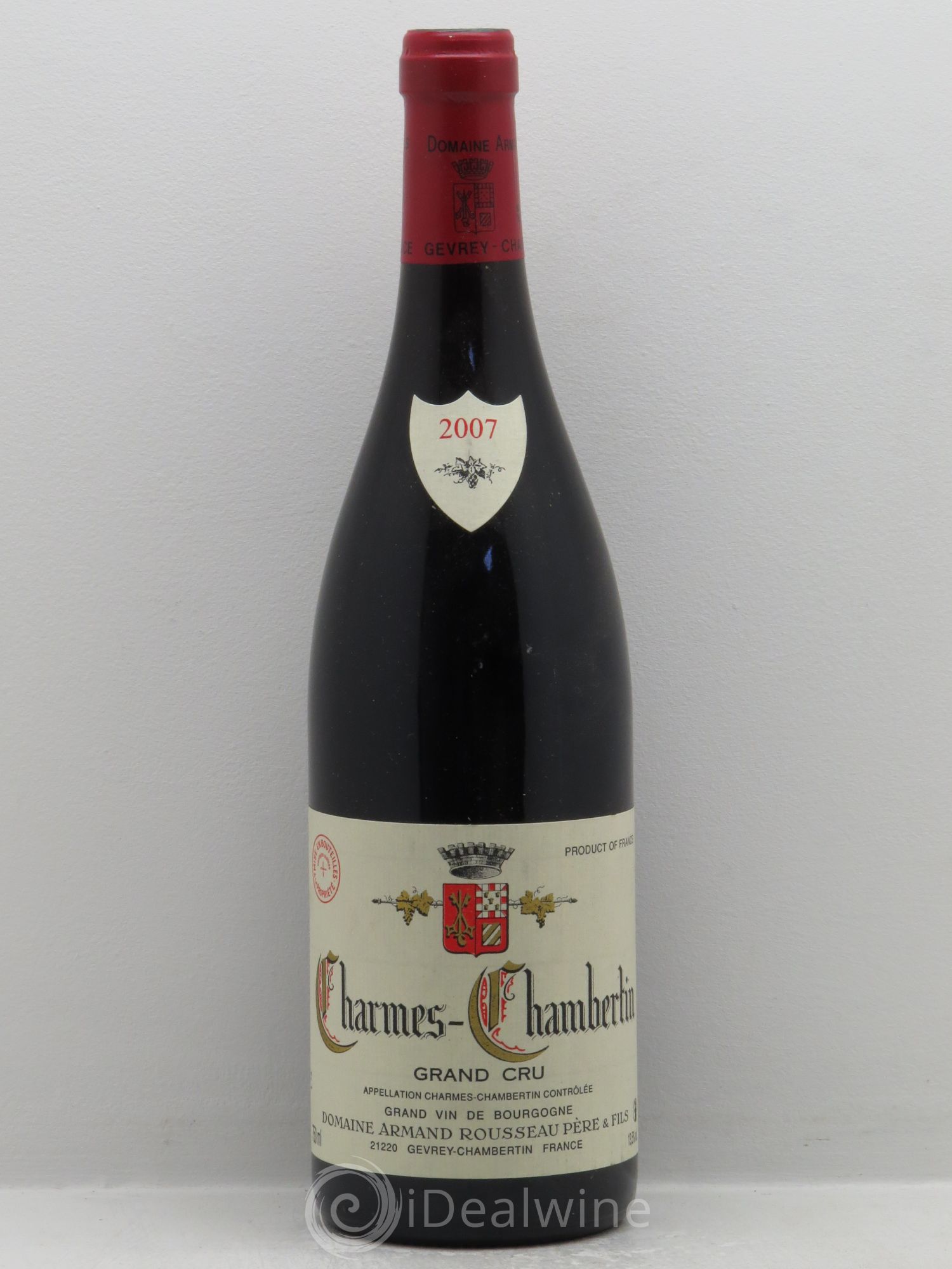Charmes-Chambertin Grand Cru Armand Rousseau (Domaine) 2007 - Lot de 1 bouteille - 0