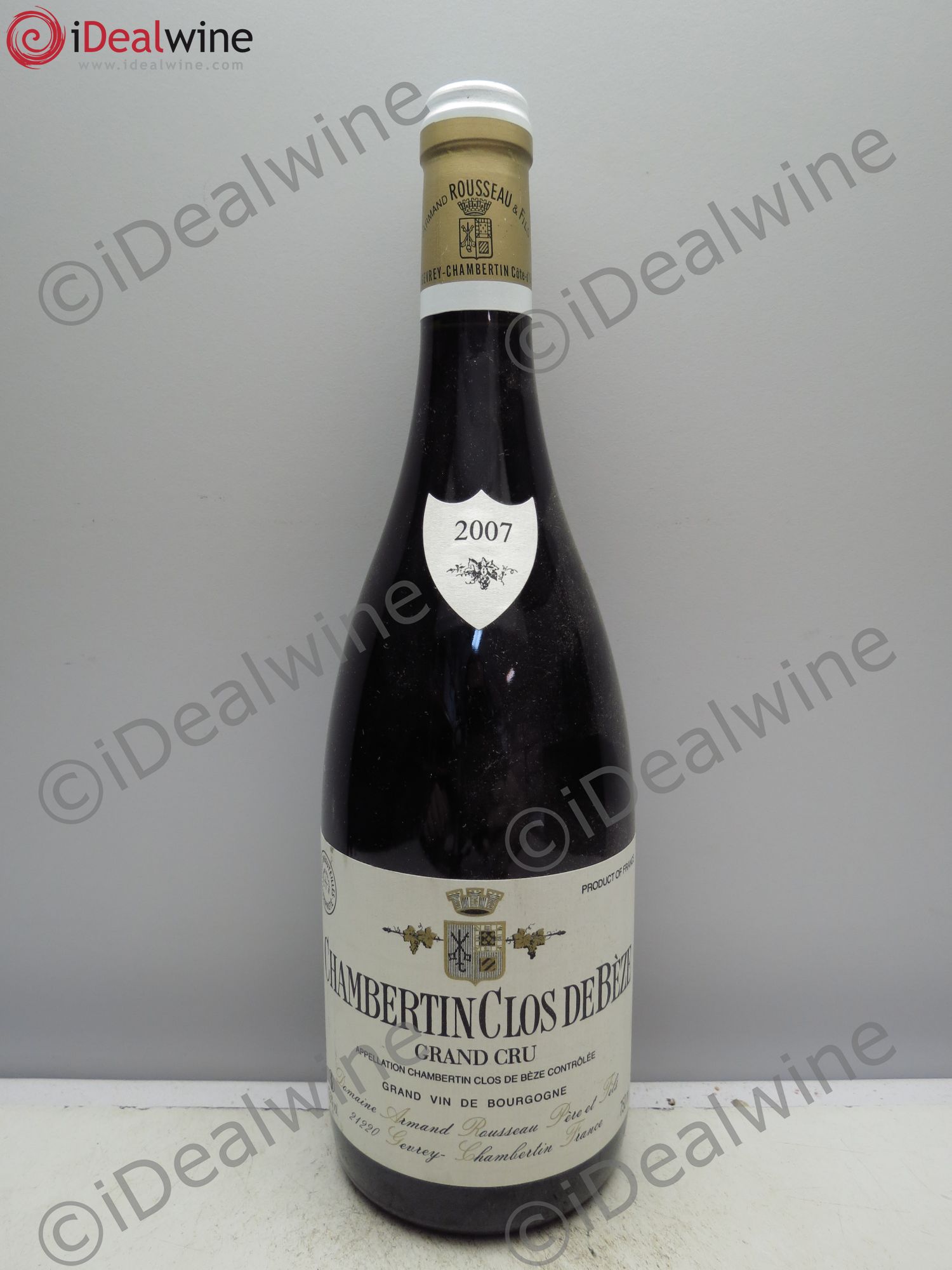 Chambertin Clos de Bèze Grand Cru Armand Rousseau (Domaine) 2007 - Lot de 1 bouteille - 0