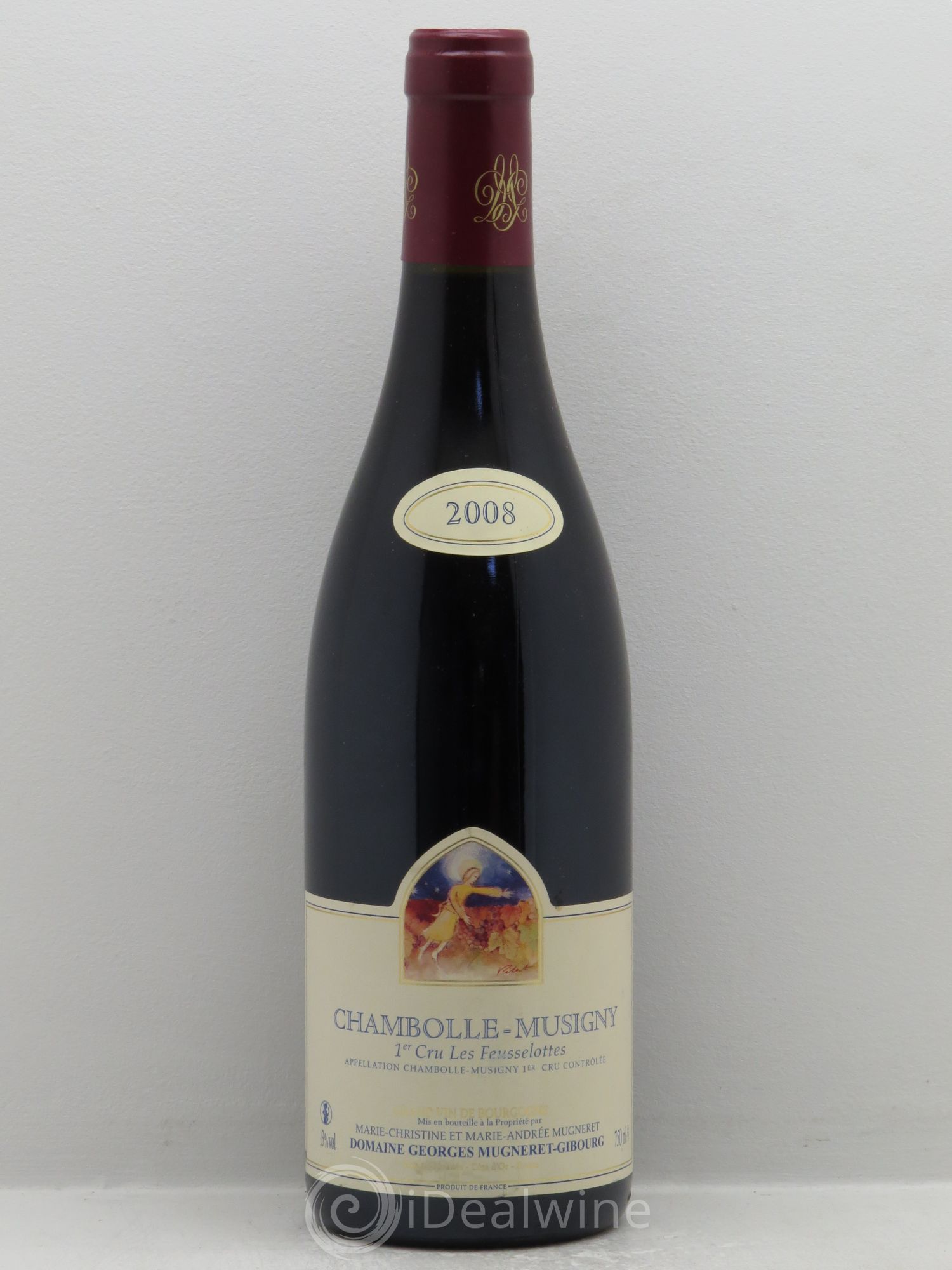 Chambolle-Musigny 1er Cru Les Feusselottes Georges Mugneret (Domaine) 2008 - Lot de 1 bouteille - 0