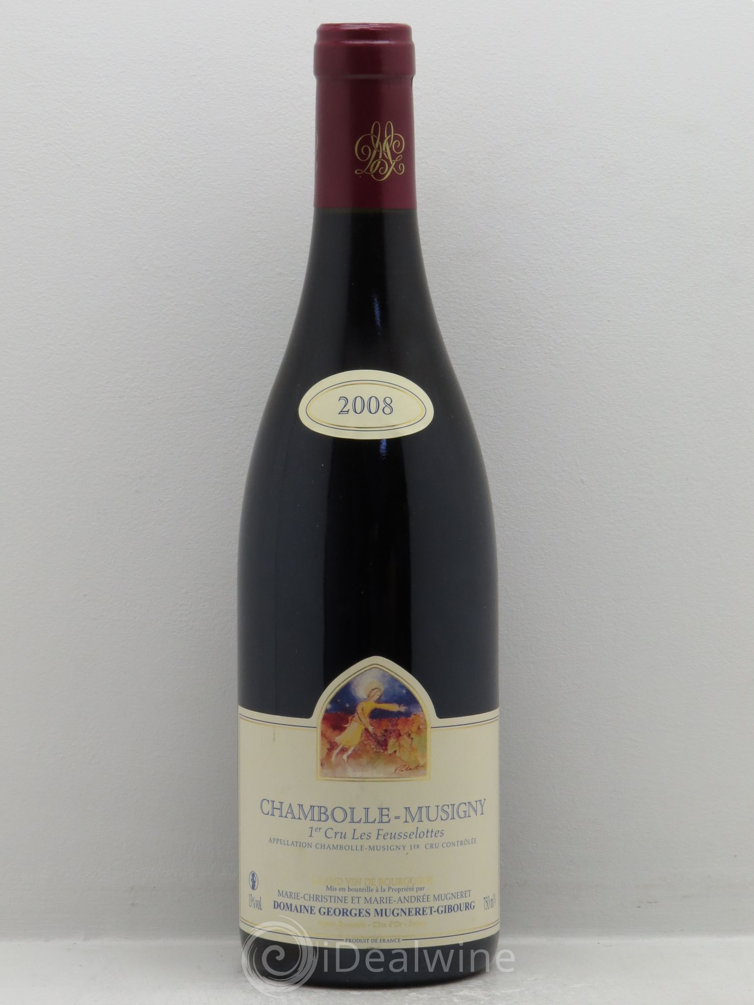 Chambolle-Musigny 1er Cru Les Feusselottes Georges Mugneret (Domaine) 2008 - Lot de 1 bouteille - 0