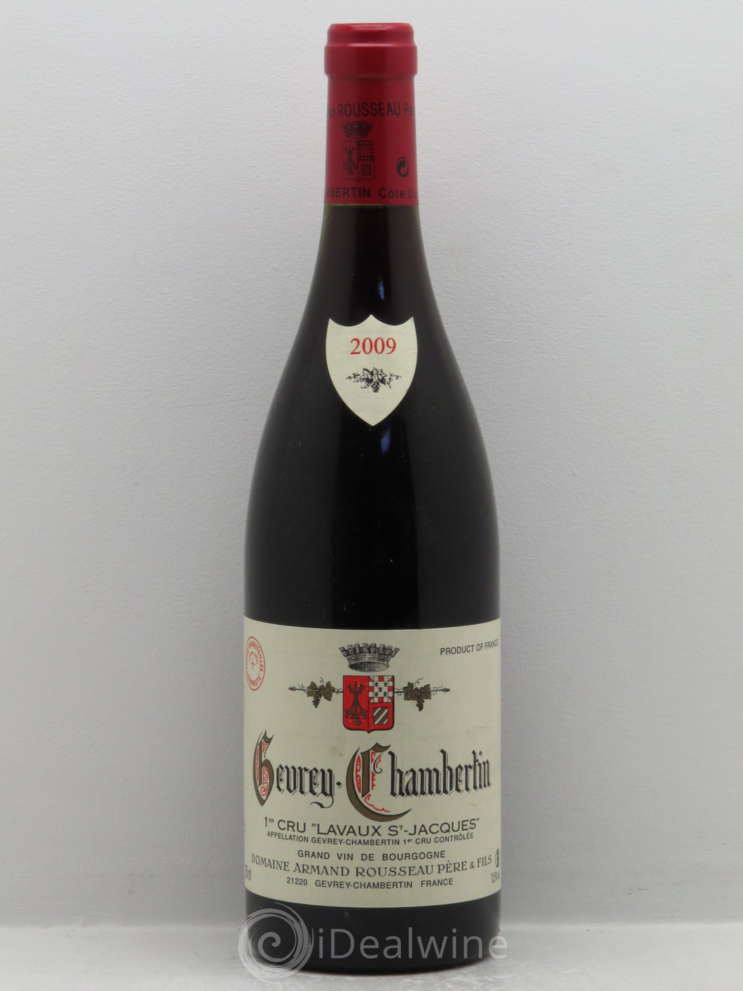Gevrey-Chambertin 1er Cru Lavaux Saint Jacques Armand Rousseau (Domaine) 2009 - Lot de 1 bouteille - 0