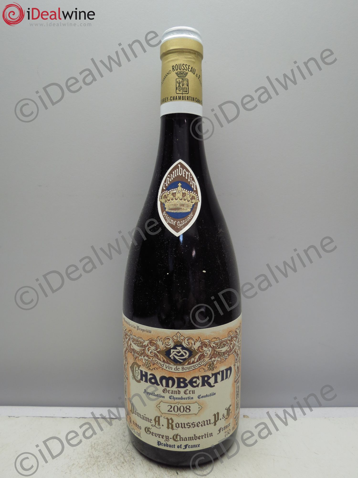 Chambertin Grand Cru Armand Rousseau (Domaine) 2008 - Lot de 1 bouteille - 0