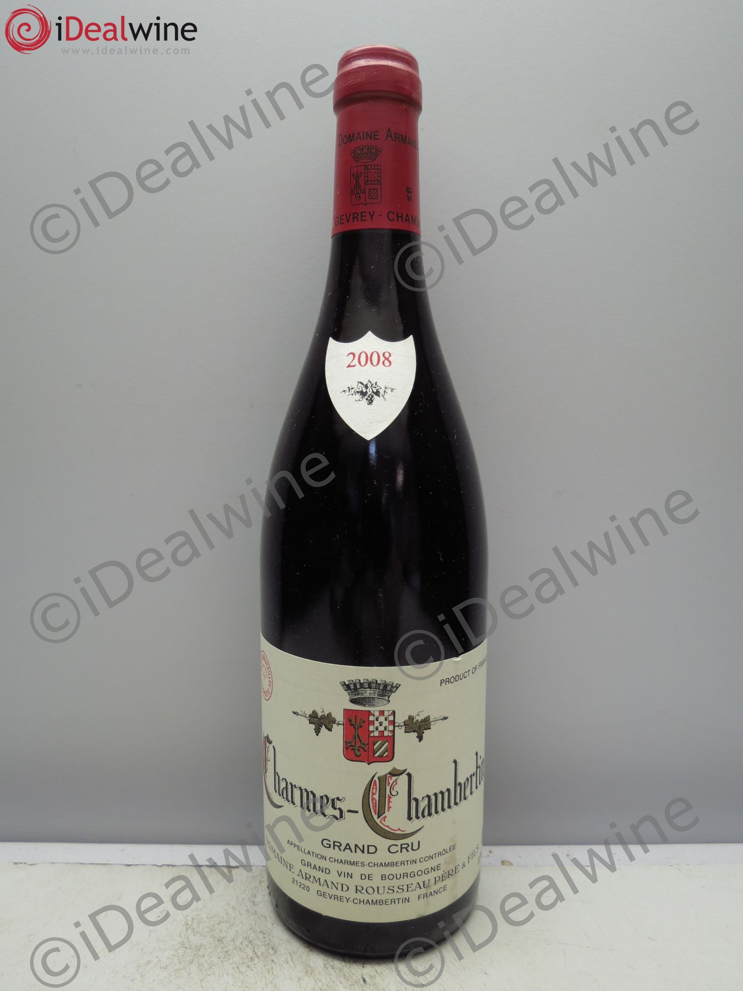 Charmes-Chambertin Grand Cru Armand Rousseau (Domaine) 2008 - Lot de 1 bouteille - 0