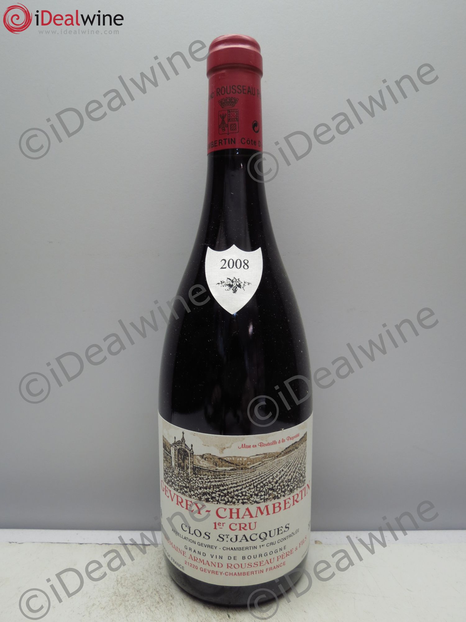 Gevrey-Chambertin 1er Cru Clos Saint-Jacques Armand Rousseau (Domaine) 2008 - Lot de 1 bouteille - 0