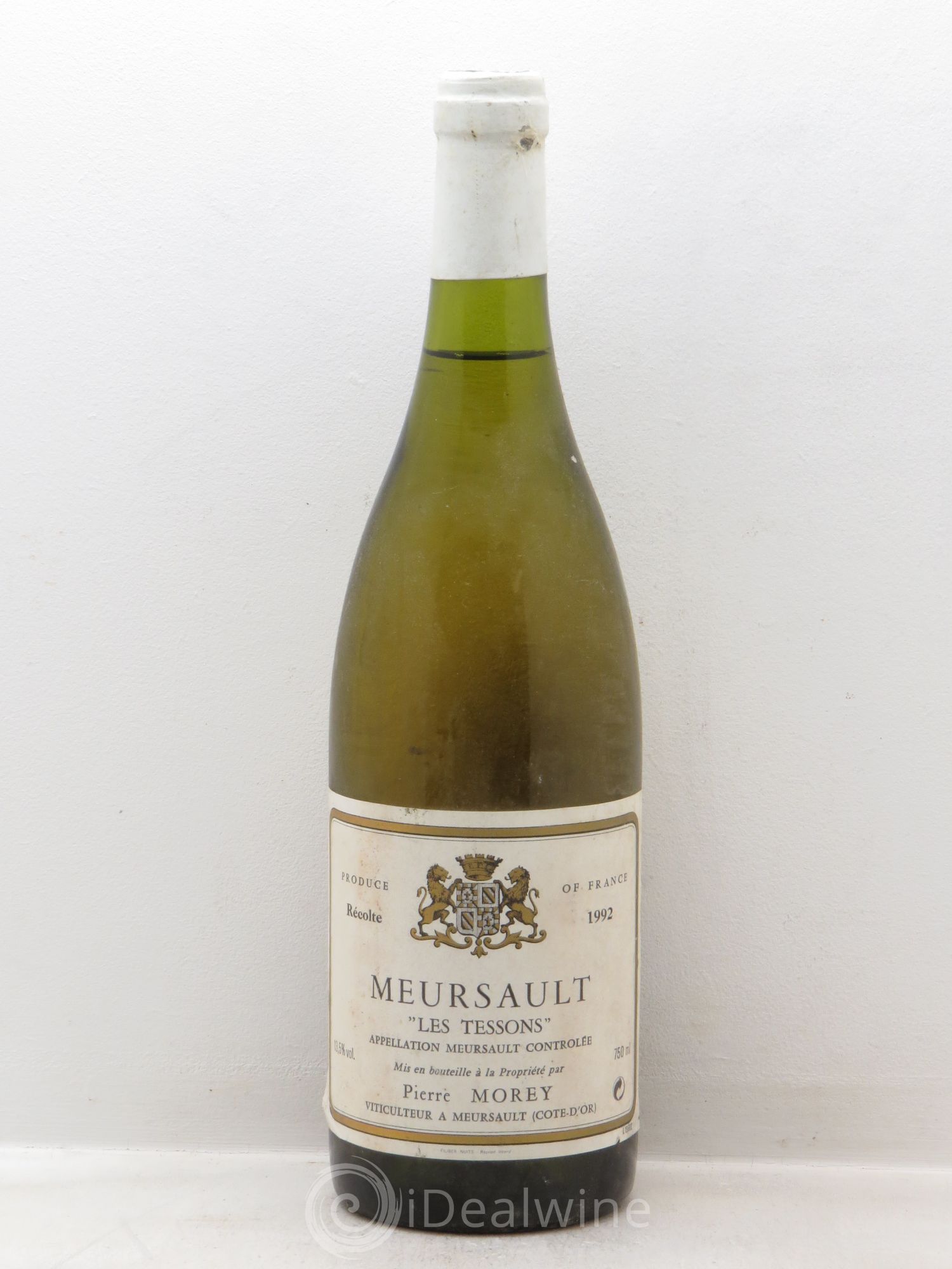 Meursault Les Tessons Pierre Morey (Domaine) 1992 - Lot de 1 bouteille - 0