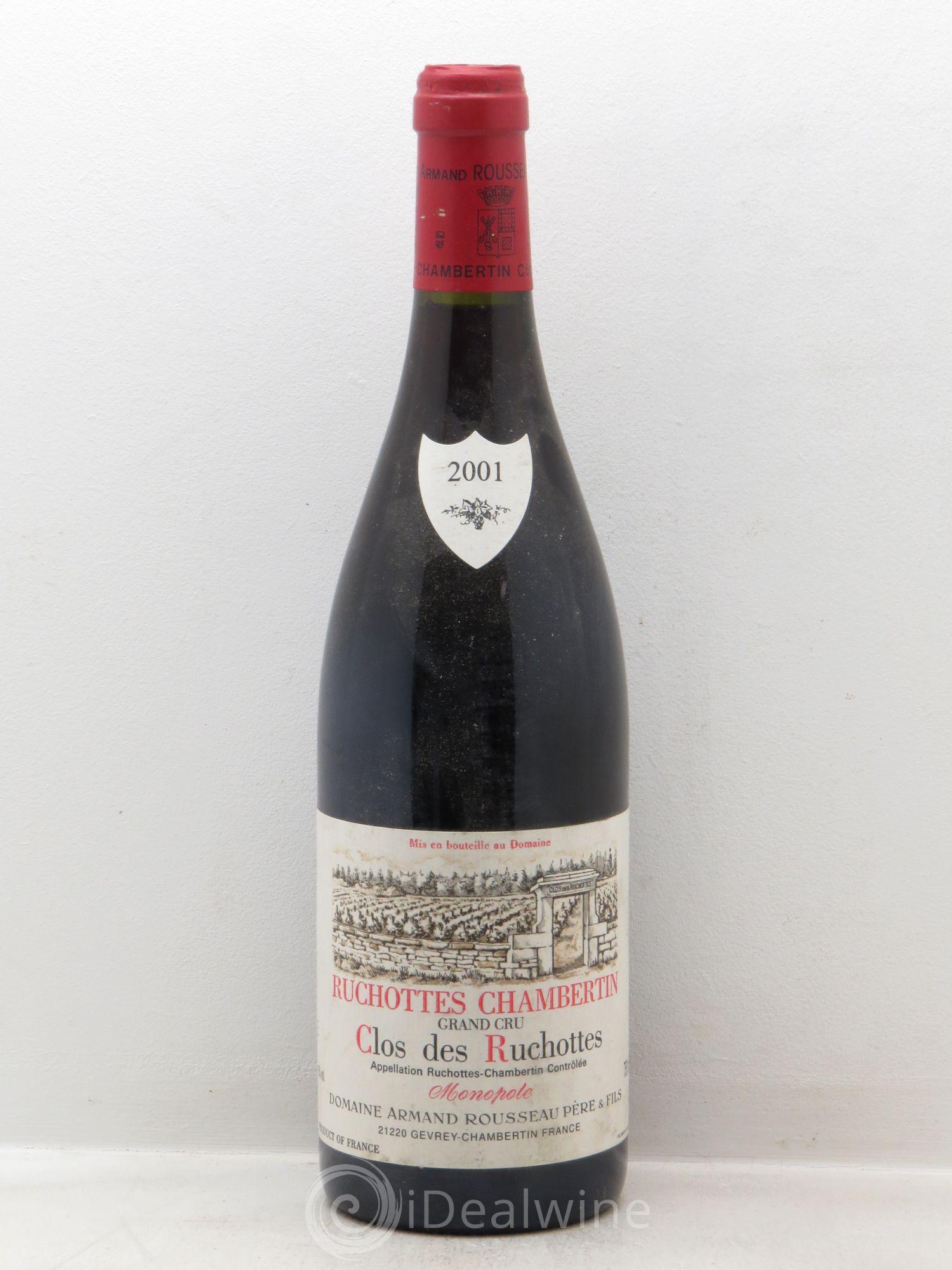 Ruchottes-Chambertin Grand Cru Clos des Ruchottes Armand Rousseau (Domaine) 2001 - Posten von 1 Flasche - 0
