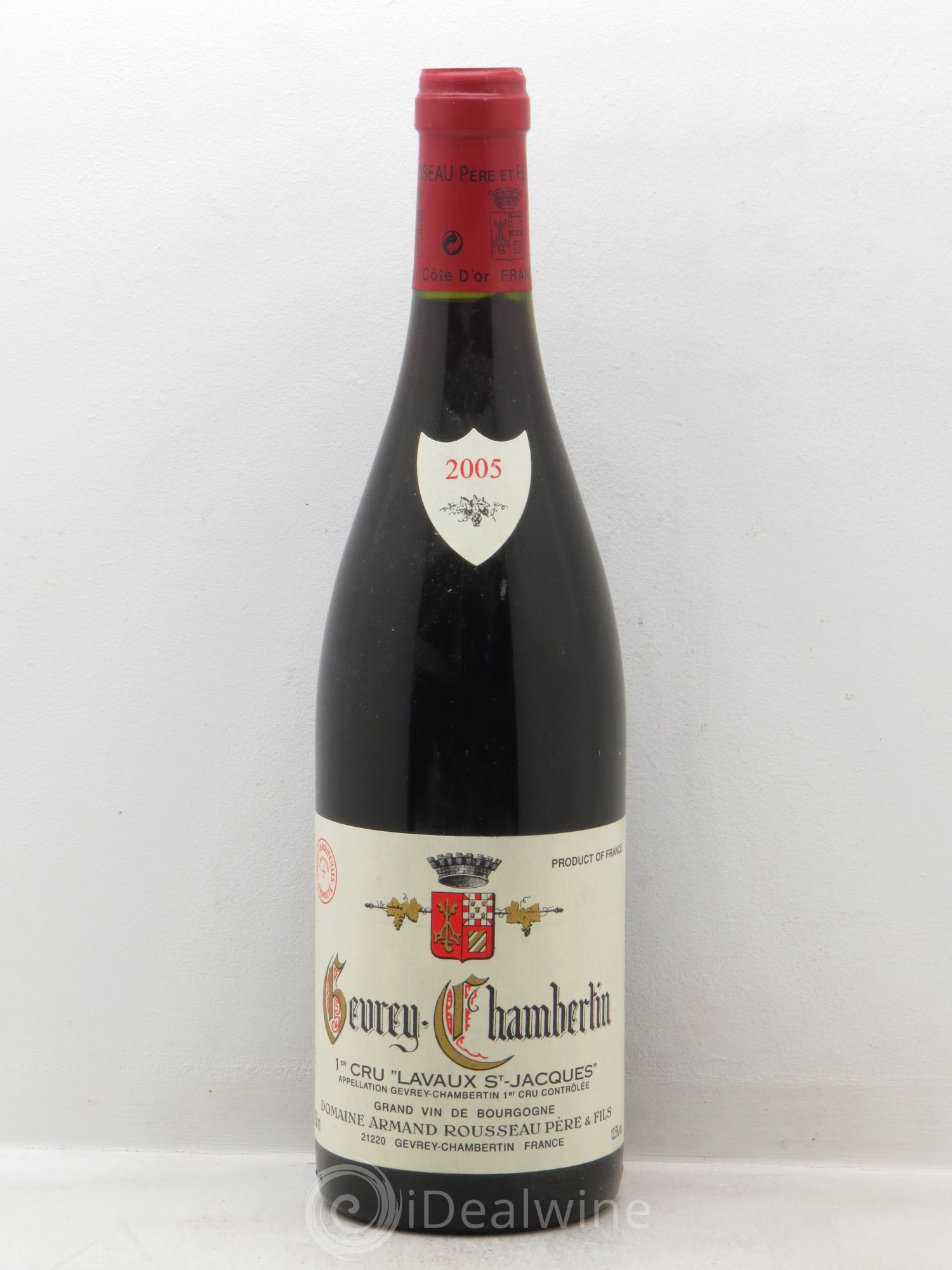 Gevrey-Chambertin 1er Cru Lavaux Saint Jacques Armand Rousseau (Domaine) 2005 - Lot de 1 bouteille - 0
