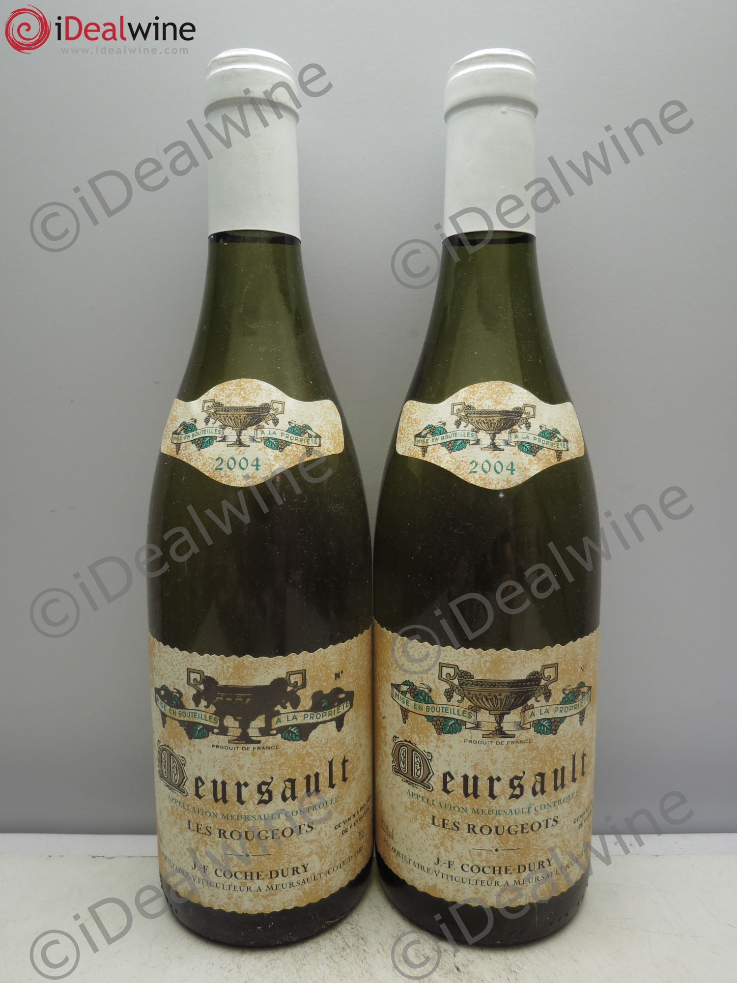 Meursault Les Rougeots Coche Dury (Domaine) 2004 - Lot de 2 bouteilles - 0