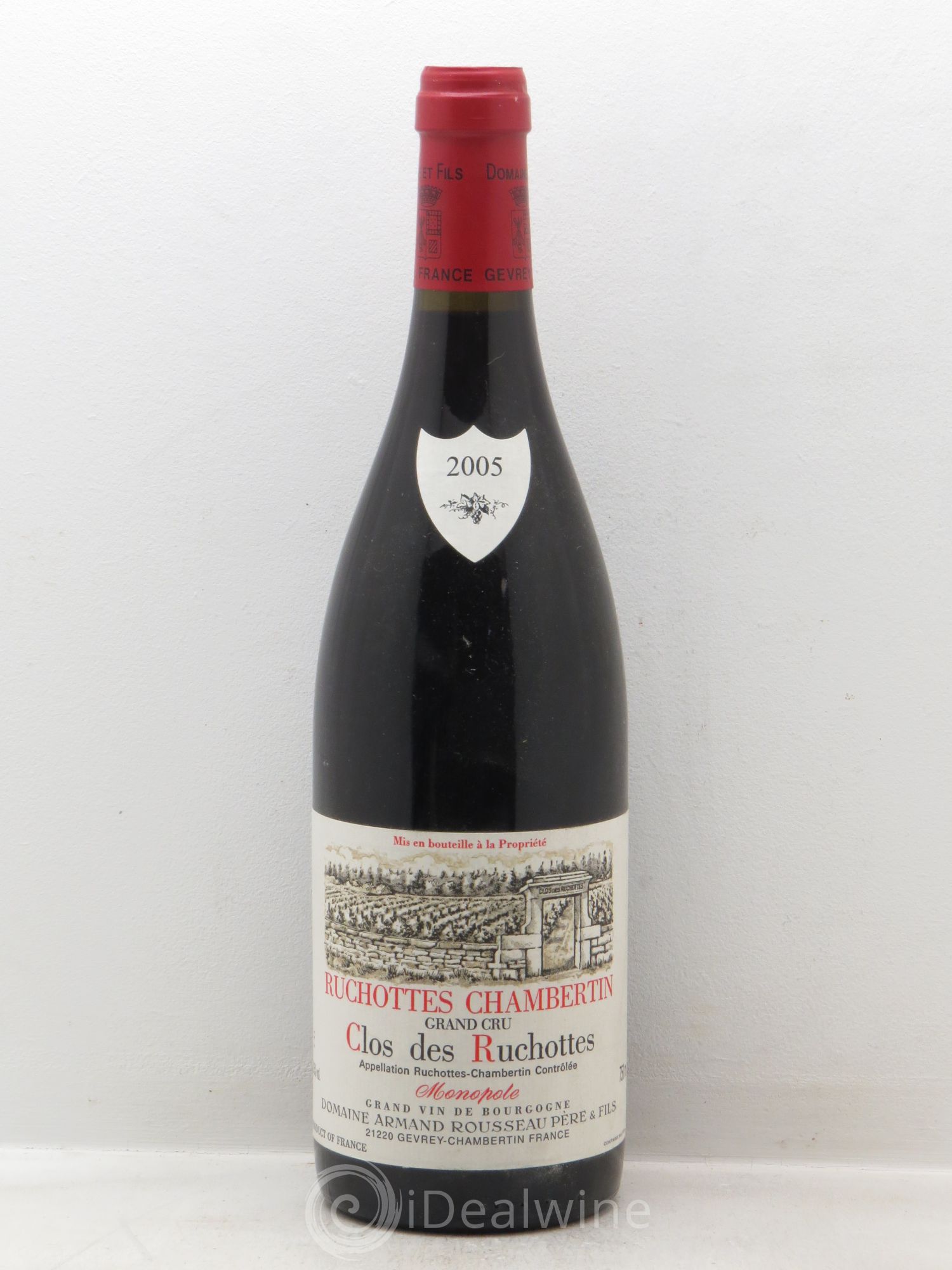Ruchottes-Chambertin Grand Cru Clos des Ruchottes Armand Rousseau (Domaine) 2005 - Posten von 1 Flasche - 0