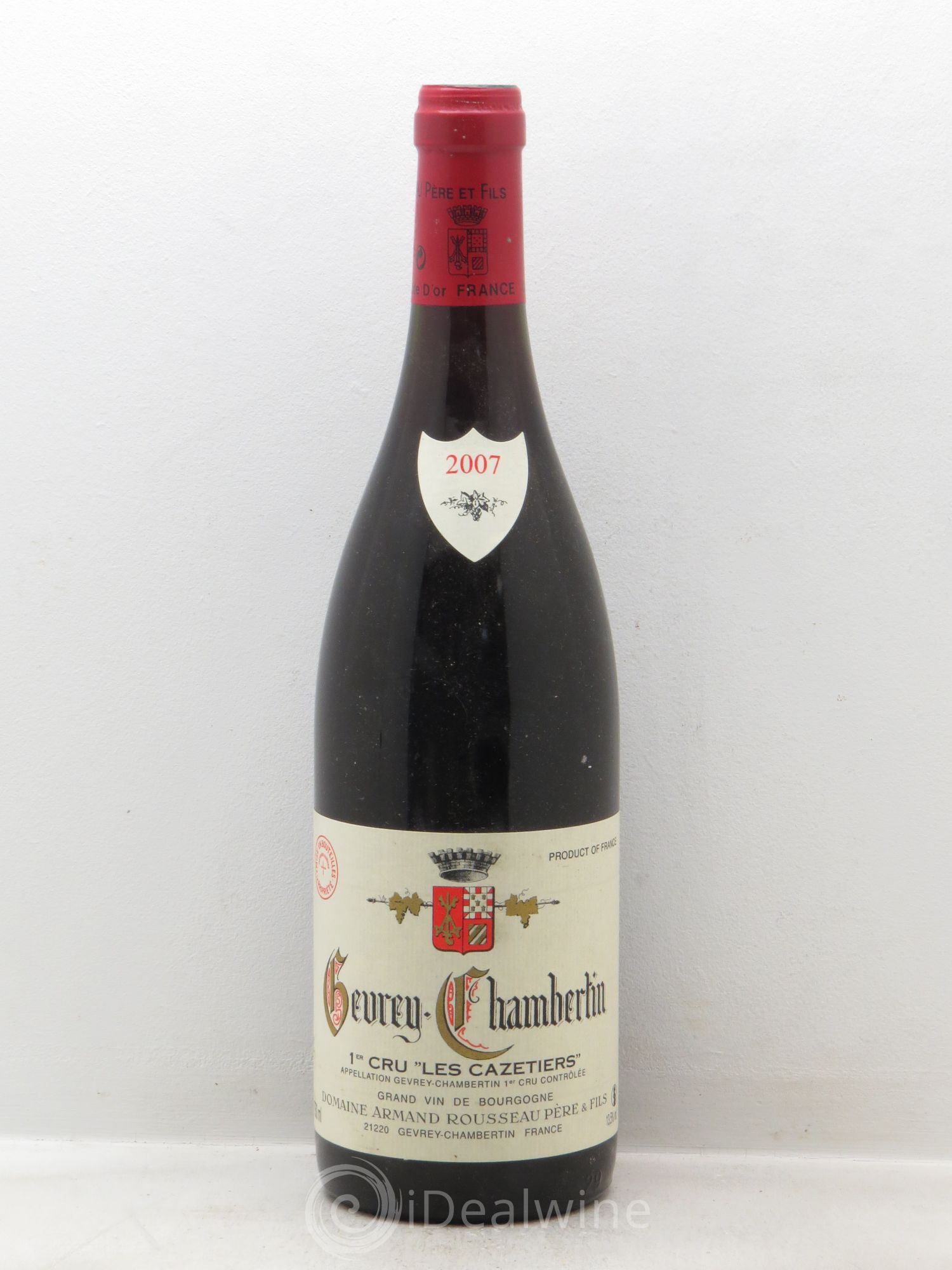 Gevrey-Chambertin 1er Cru Les Cazetiers Armand Rousseau (Domaine) 2007 - Lot de 1 bouteille - 0