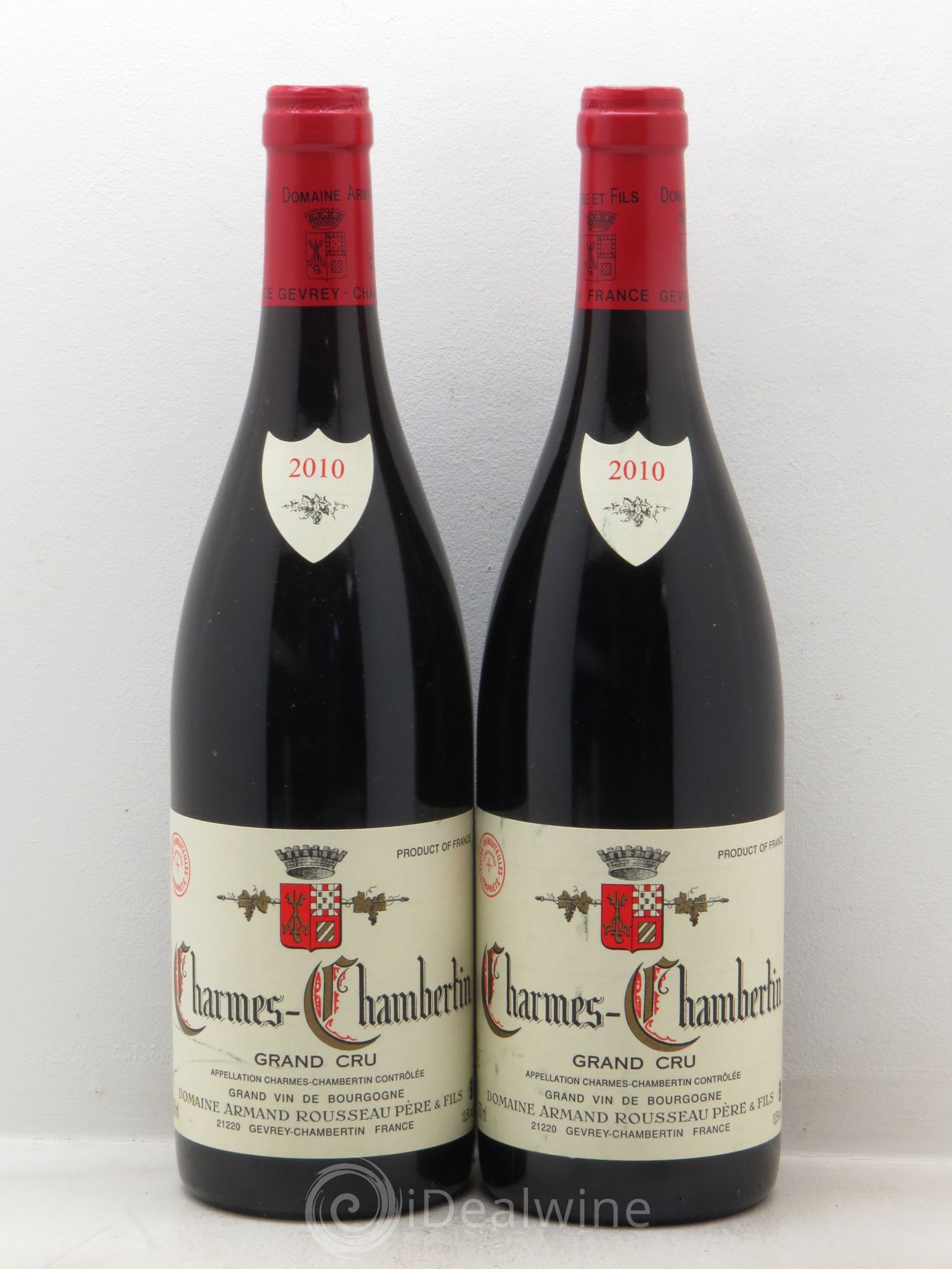 Charmes-Chambertin Grand Cru Armand Rousseau (Domaine) 2010 - Lot de 2 bouteilles - 0