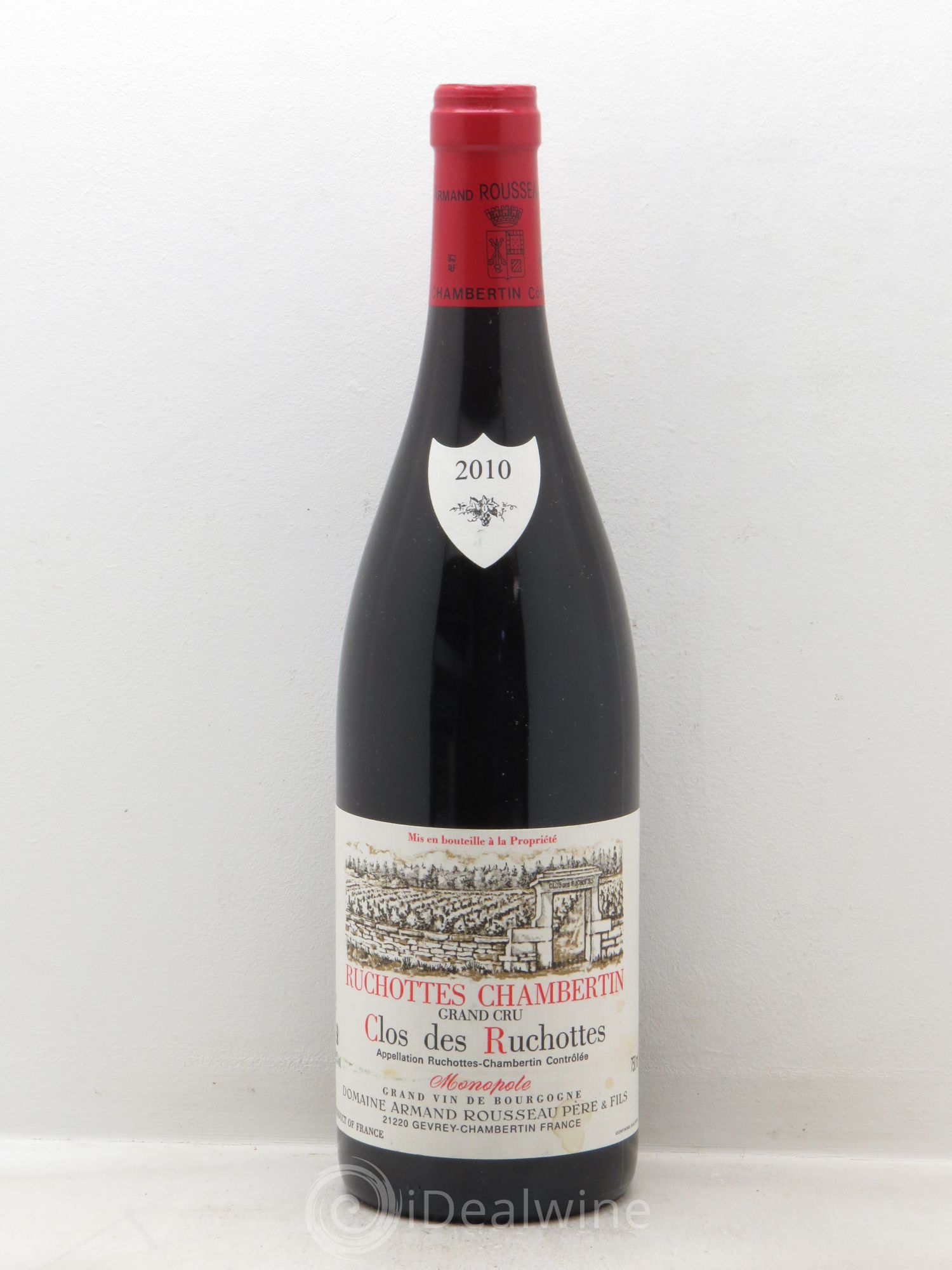 Ruchottes-Chambertin Grand Cru Clos des Ruchottes Armand Rousseau (Domaine) 2010 - Posten von 1 Flasche - 0