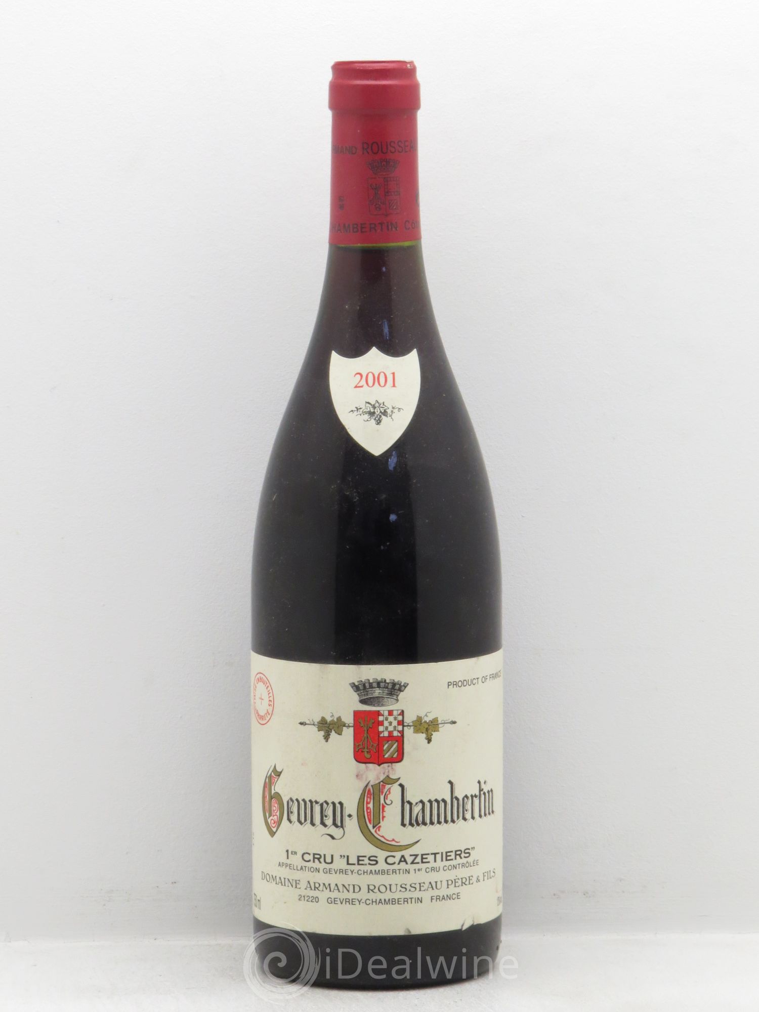 Gevrey-Chambertin 1er Cru Les Cazetiers Armand Rousseau (Domaine) 2001 - Lot de 1 bouteille - 0