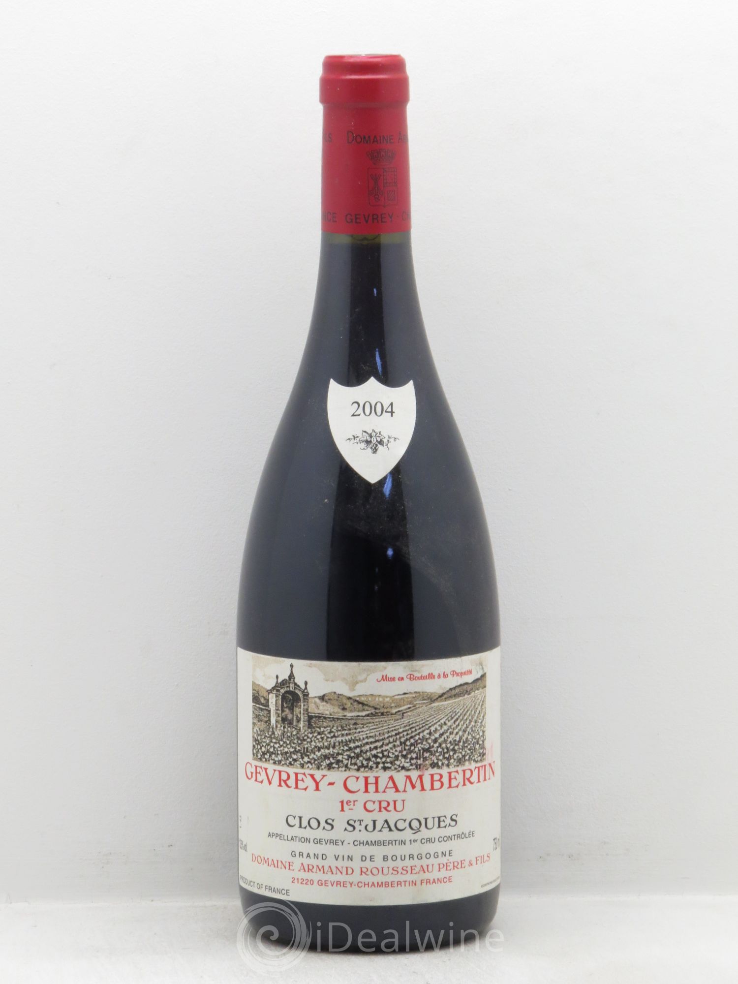 Gevrey-Chambertin 1er Cru Clos Saint-Jacques Armand Rousseau (Domaine) 2004 - Lot de 1 bouteille - 0
