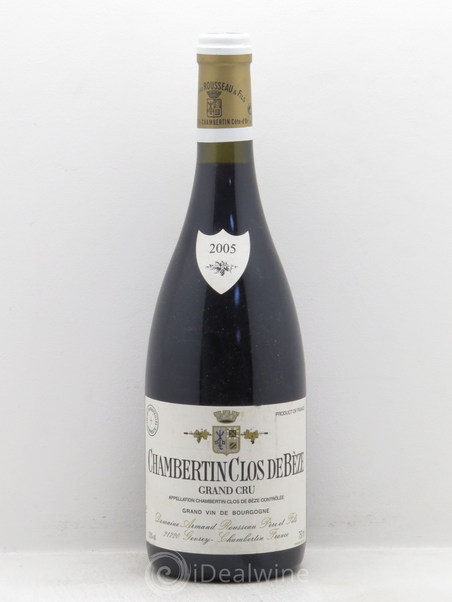 Chambertin Clos de Bèze Grand Cru Armand Rousseau (Domaine) 2005 - Lot de 1 bouteille - 0