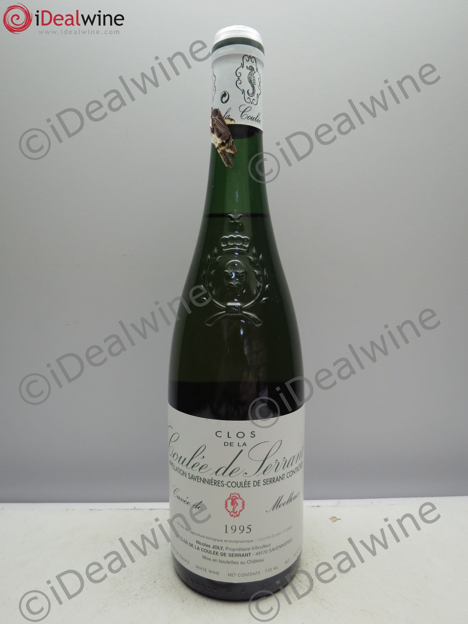 Savennières Clos de la Coulée de Serrant Vignobles de la Coulée de Serrant - Nicolas Joly 1995 - Lot de 1 bouteille - 0