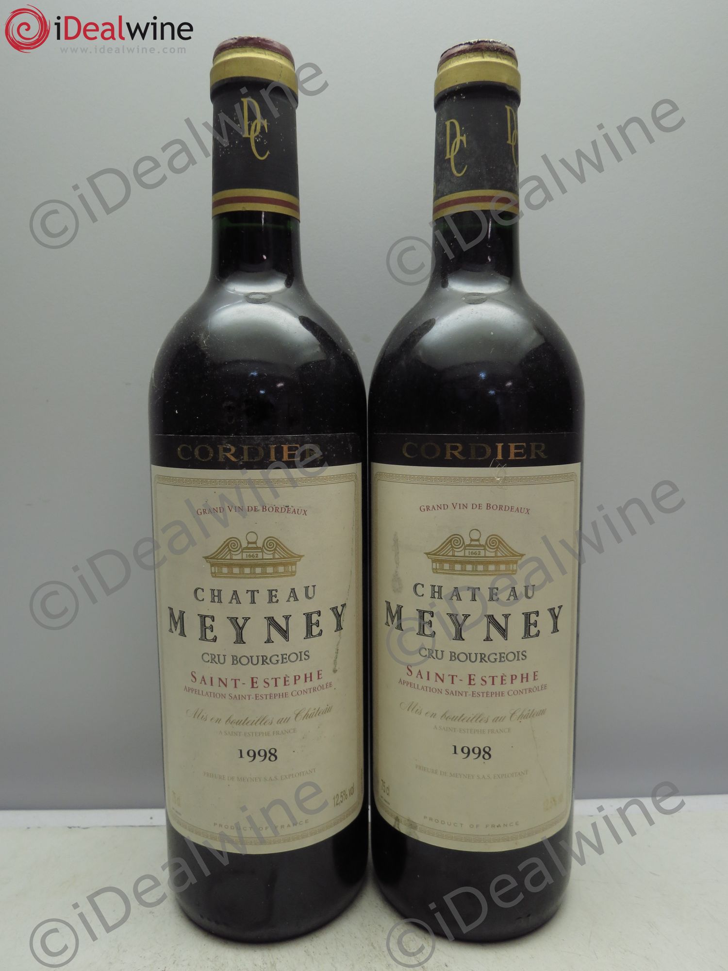 Château Meyney 1998 - Lot de 2 bouteilles - 0