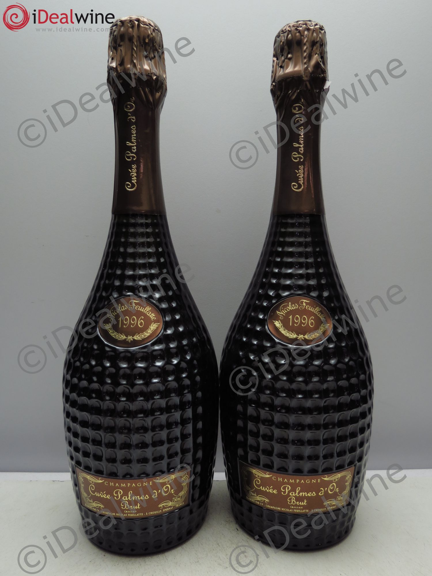 Palme d'Or Nicolas Feuillate 1996 - Lot de 2 bouteilles - 0