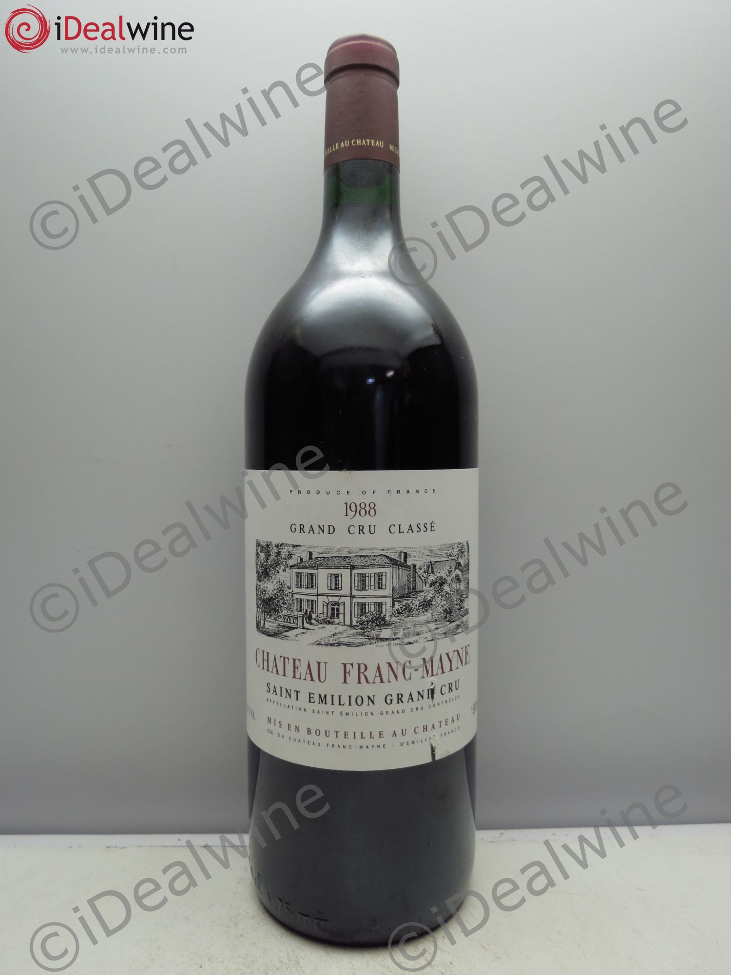 Château Franc Mayne Grand Cru Classé 1988 - Lot de 1 magnum - 0