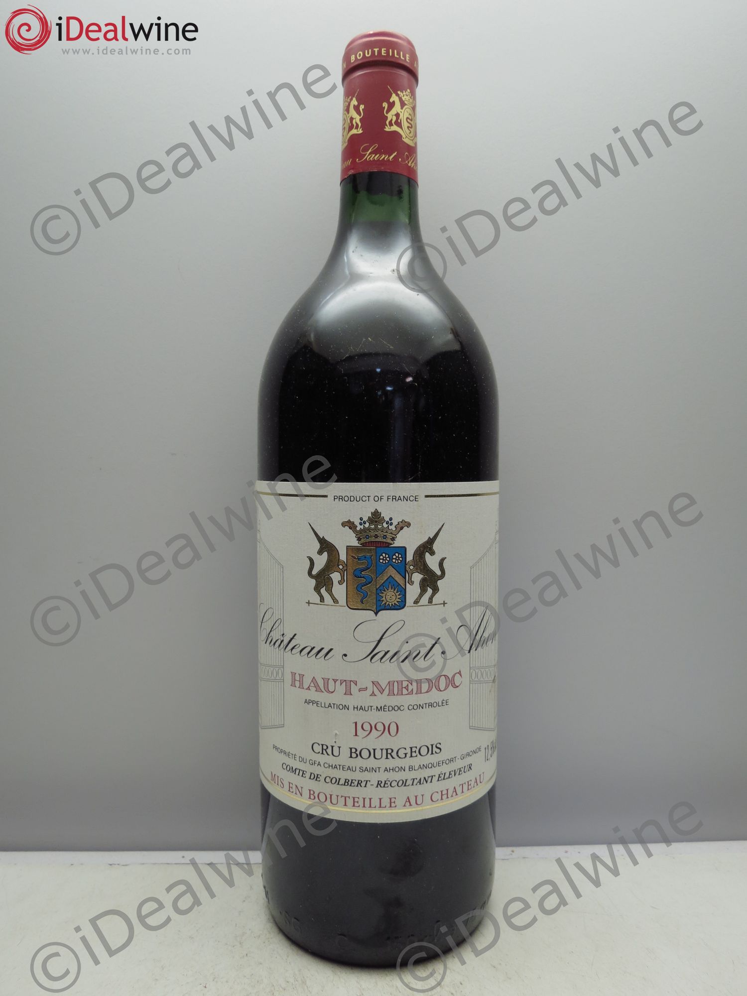 Haut Médoc Château Saint Ahon 1990 - Posten von 1 Magnum - 0