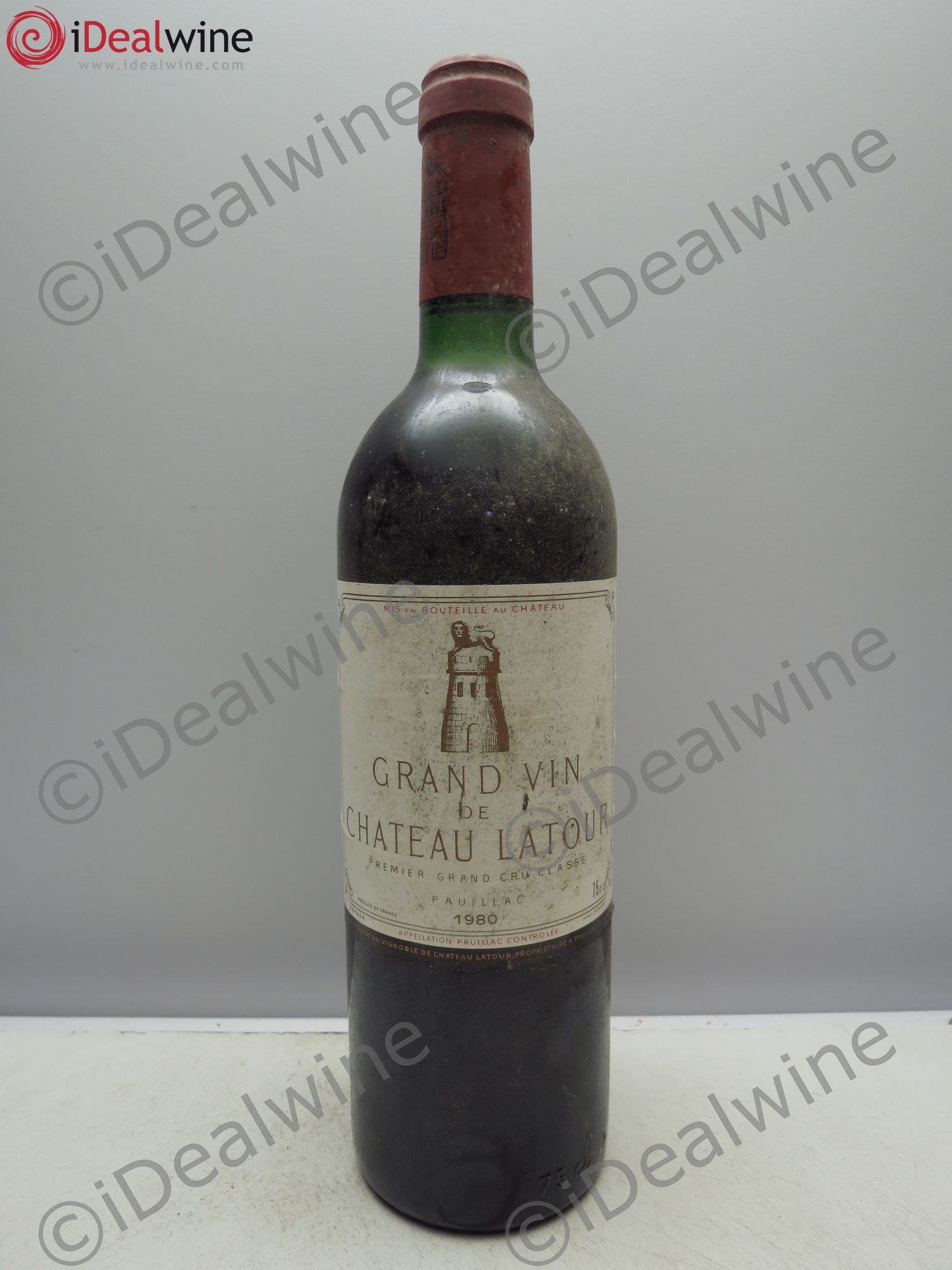 Château Latour 1er Grand Cru Classé 1980 - Lot de 1 bouteille - 0