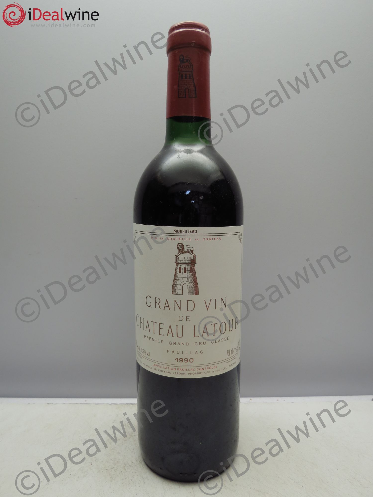 Château Latour 1er Grand Cru Classé 1990 - Lot de 1 bouteille - 0