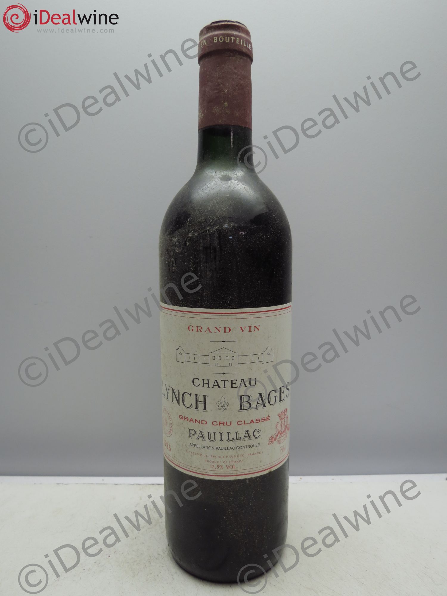 Château Lynch Bages 5ème Grand Cru Classé 1986 - Lot de 1 bouteille - 0