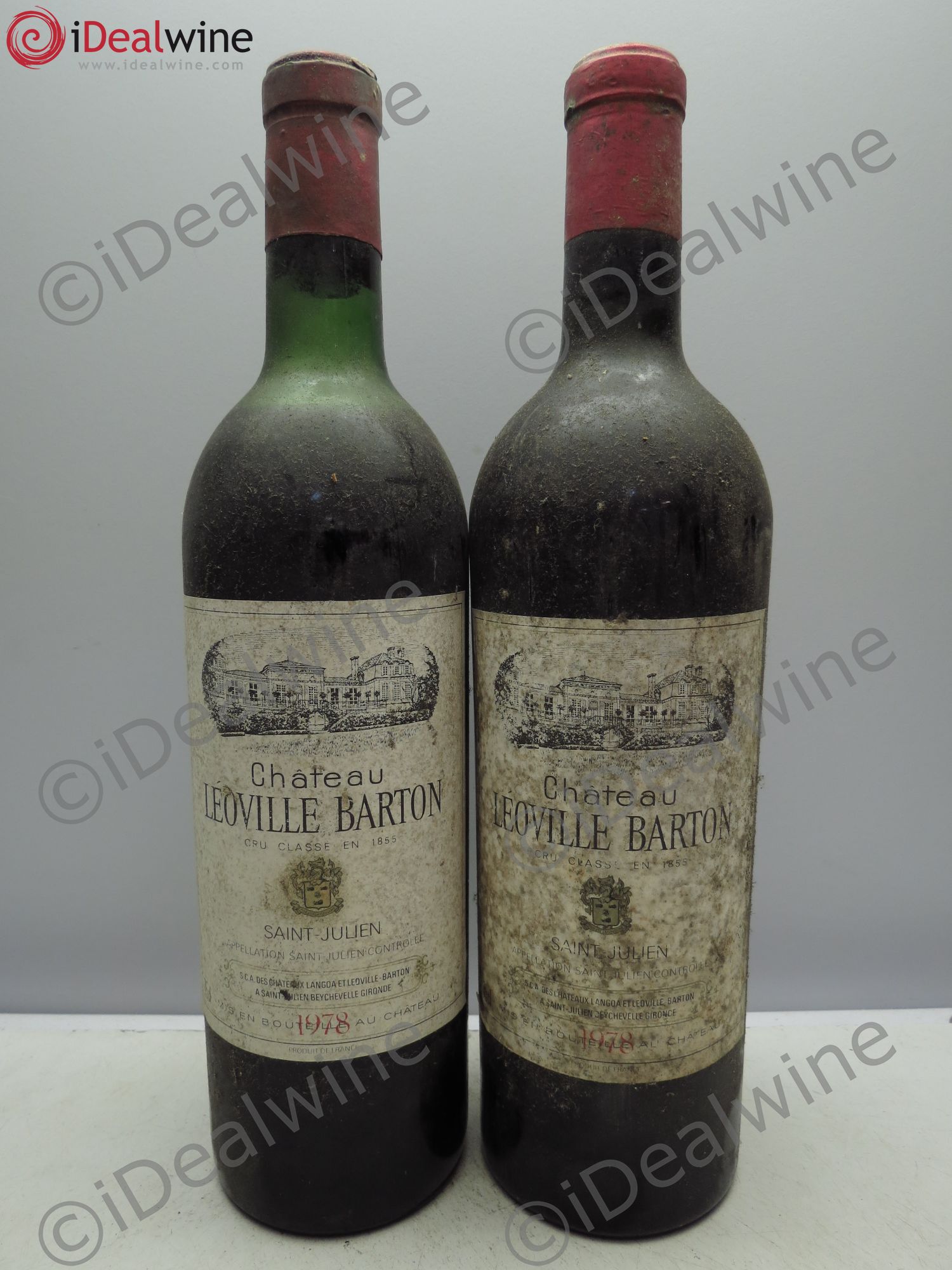 Château Léoville Barton 2ème Grand Cru Classé 1978 - Lot de 2 bouteilles - 0
