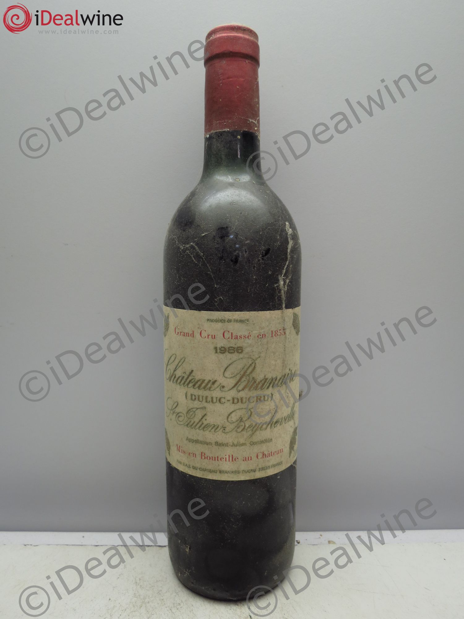 Château Branaire Ducru 4ème Grand Cru Classé 1986 - Lot de 1 bouteille - 0