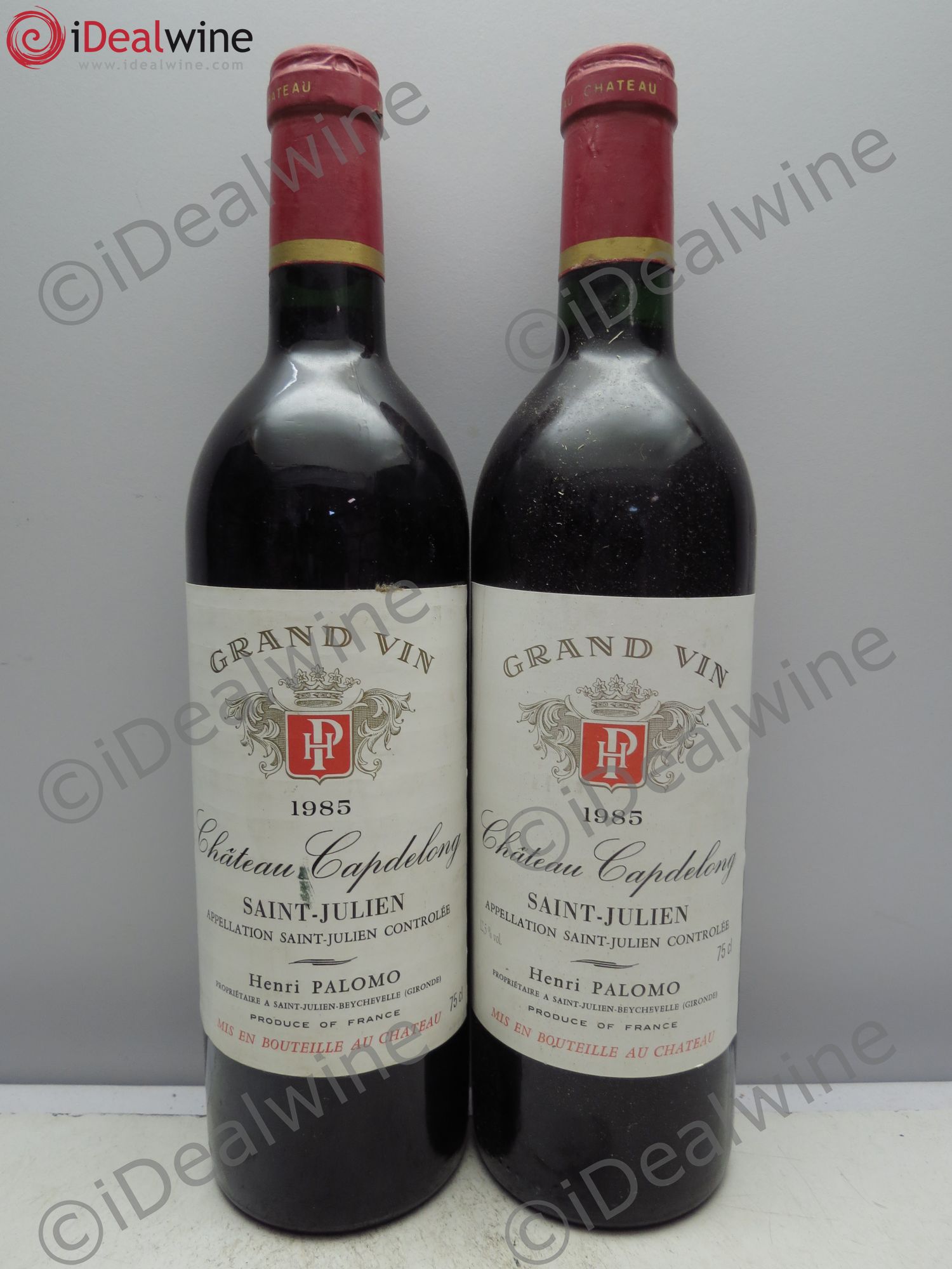 Saint-Julien Château Capdelong 1985 - Posten von 2 Flaschen - 0