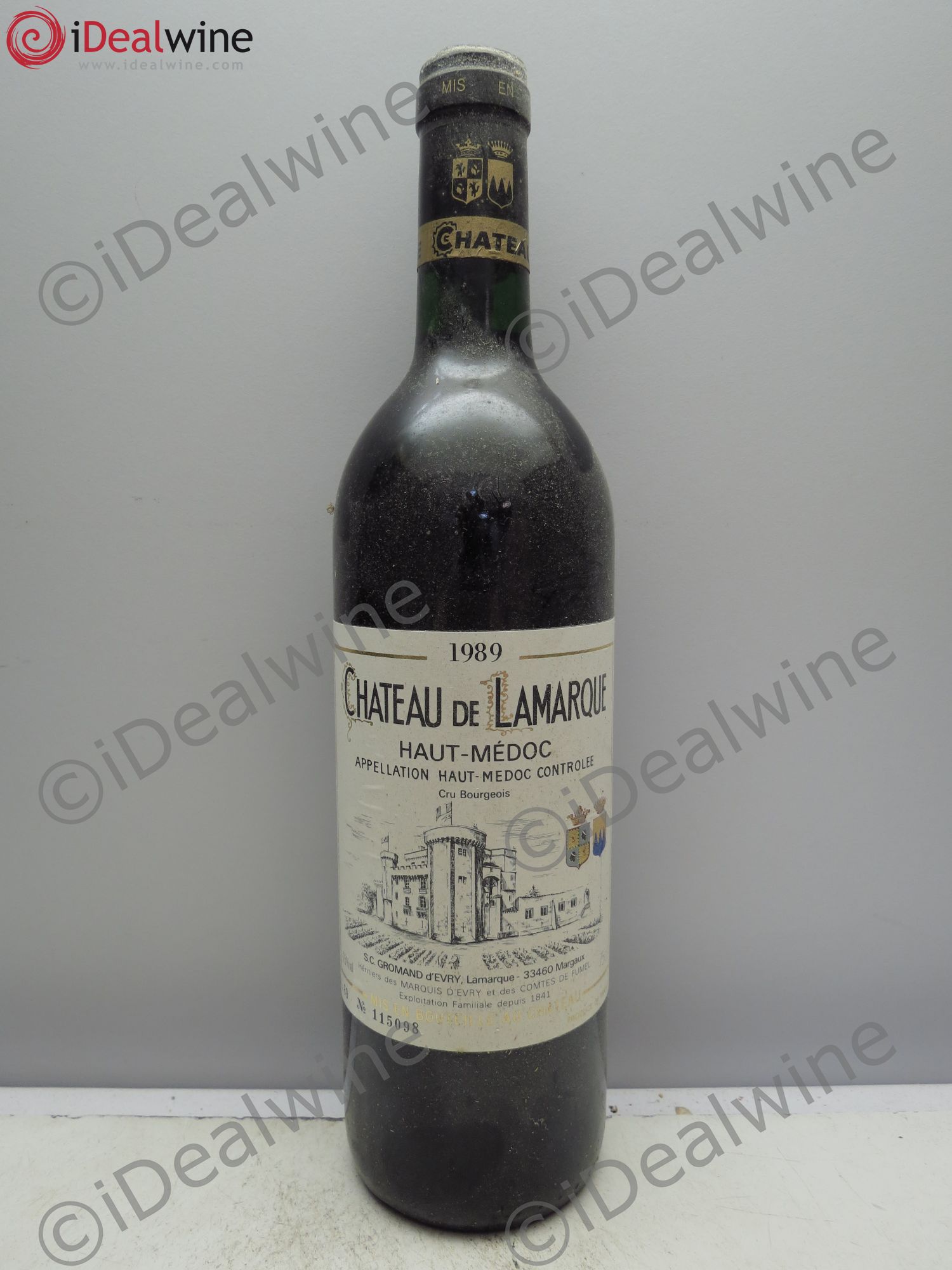 Château de Lamarque Cru Bourgeois 1989 - Lot de 1 bouteille - 0