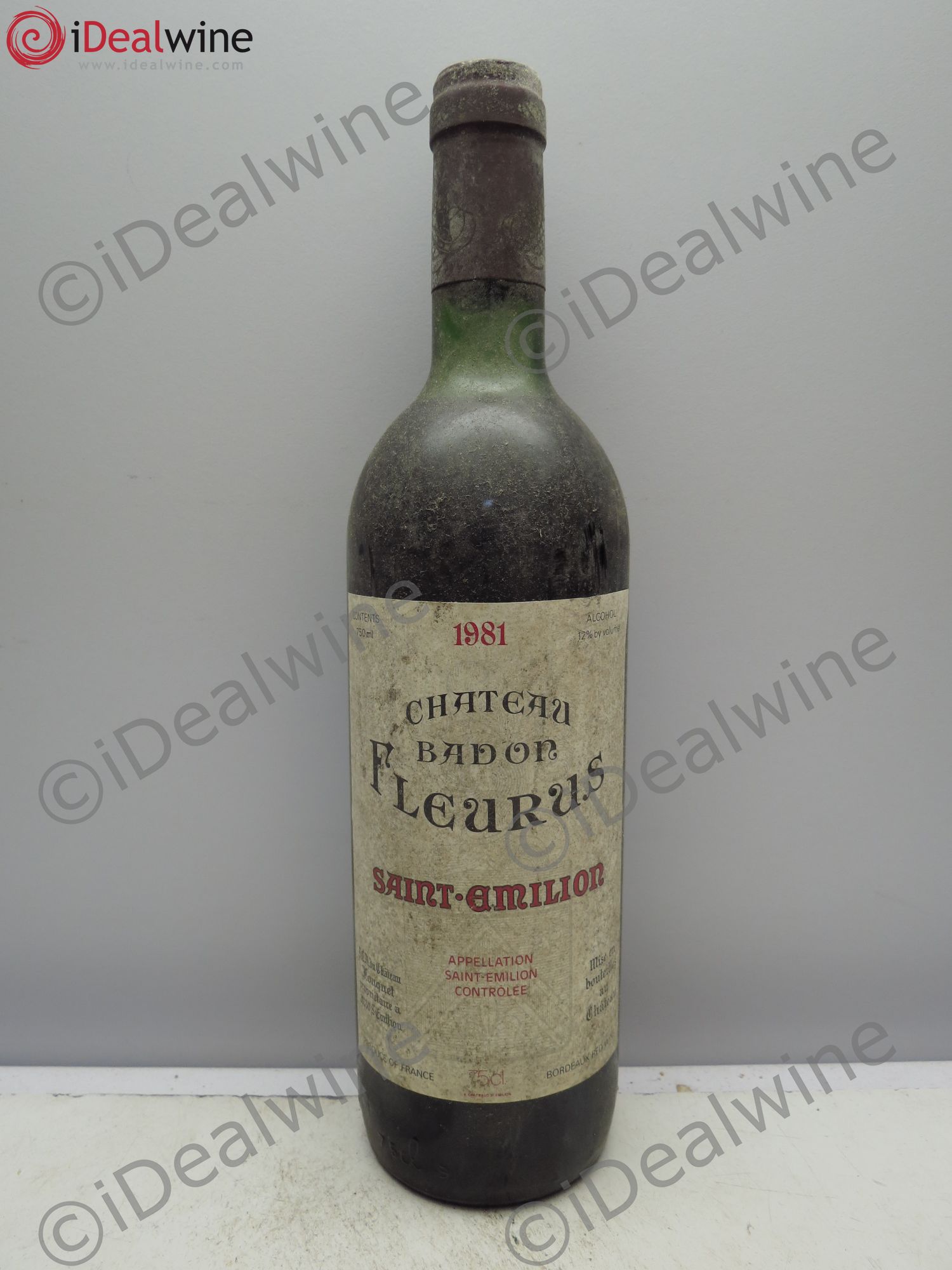 Saint-Émilion Château Badon Fleurus 1981 - Posten von 1 Flasche - 0
