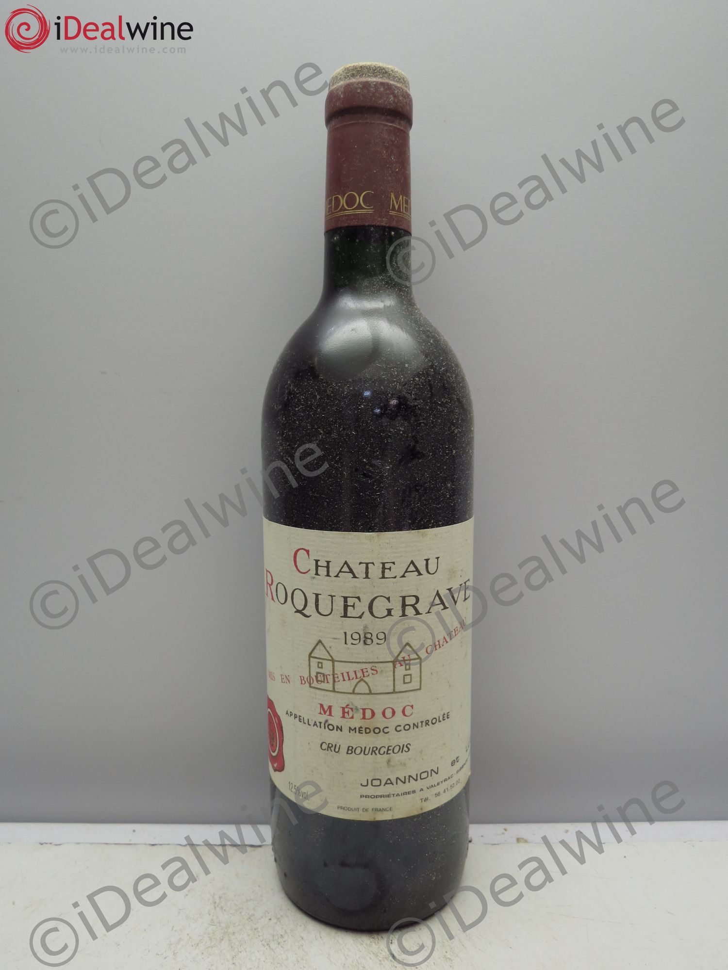 Bordeaux Château Roquegrave 1989 - Lot de 1 bouteille - 0