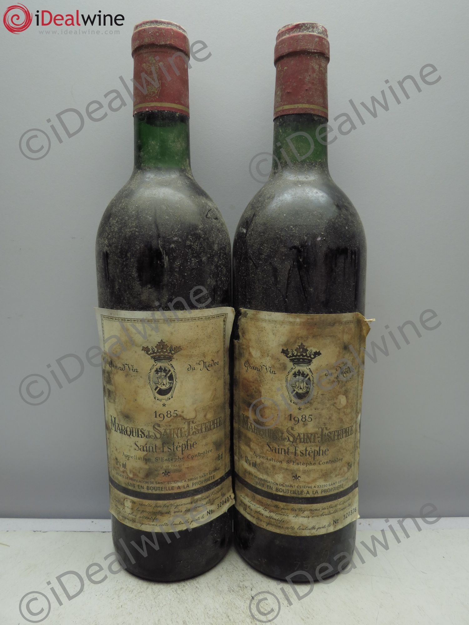 Marquis de Saint Estèphe 1985 - Lot de 2 bouteilles - 0