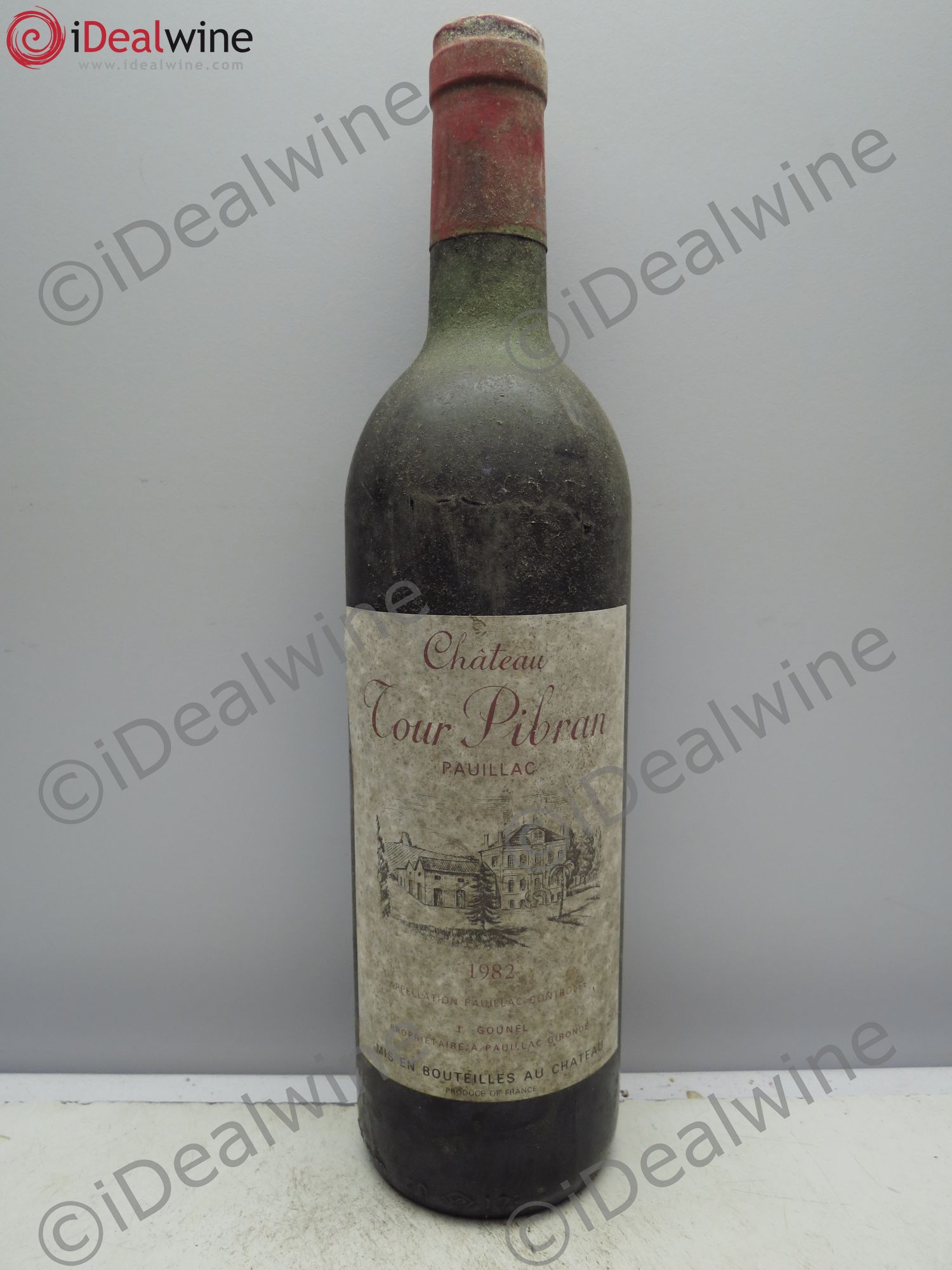 Château Tour Pibran Cru Bourgeois 1982 - Lot de 1 bouteille - 0