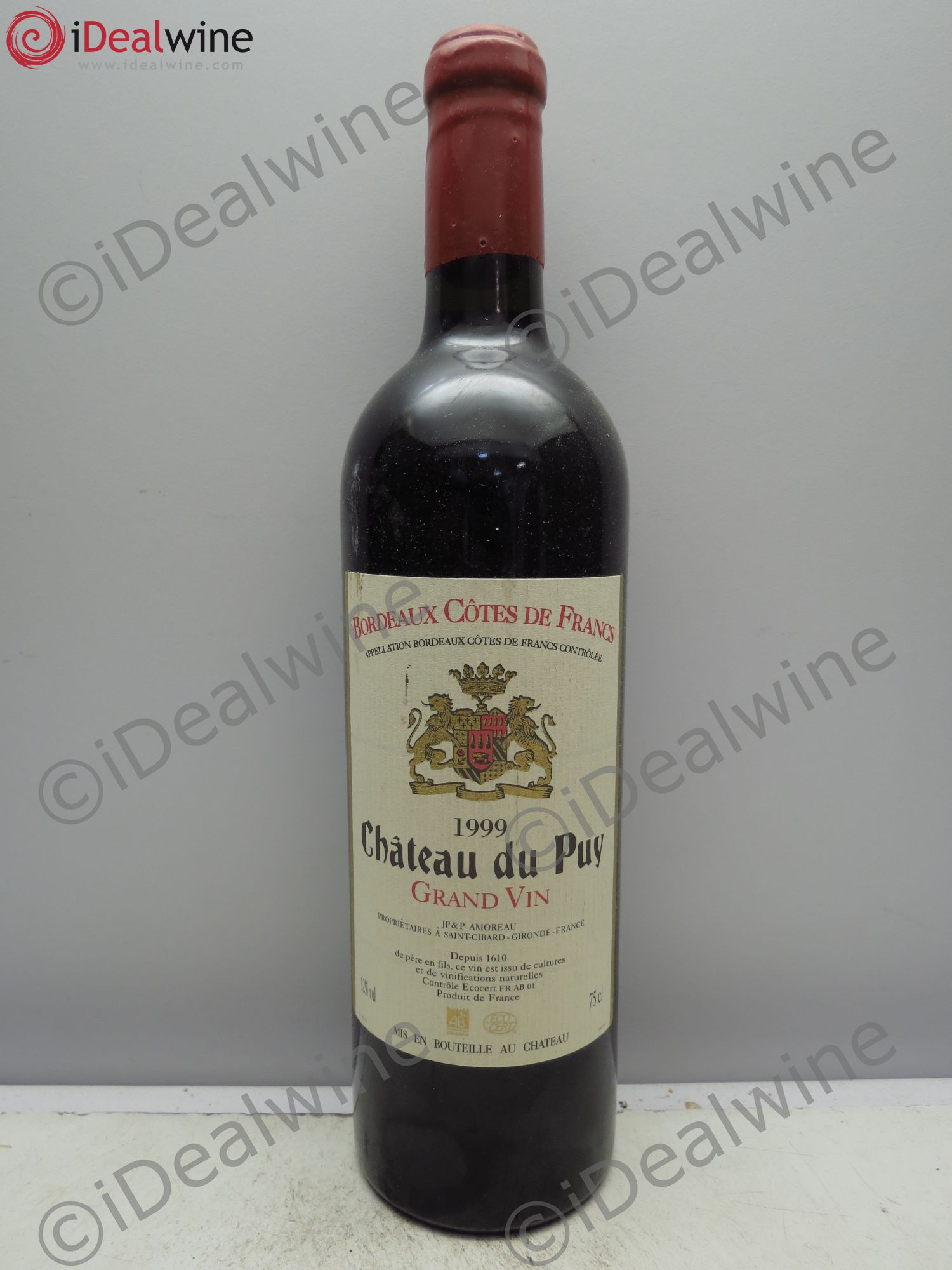 Côtes de Francs Château du Puy 1999 - Posten von 1 Flasche - 0