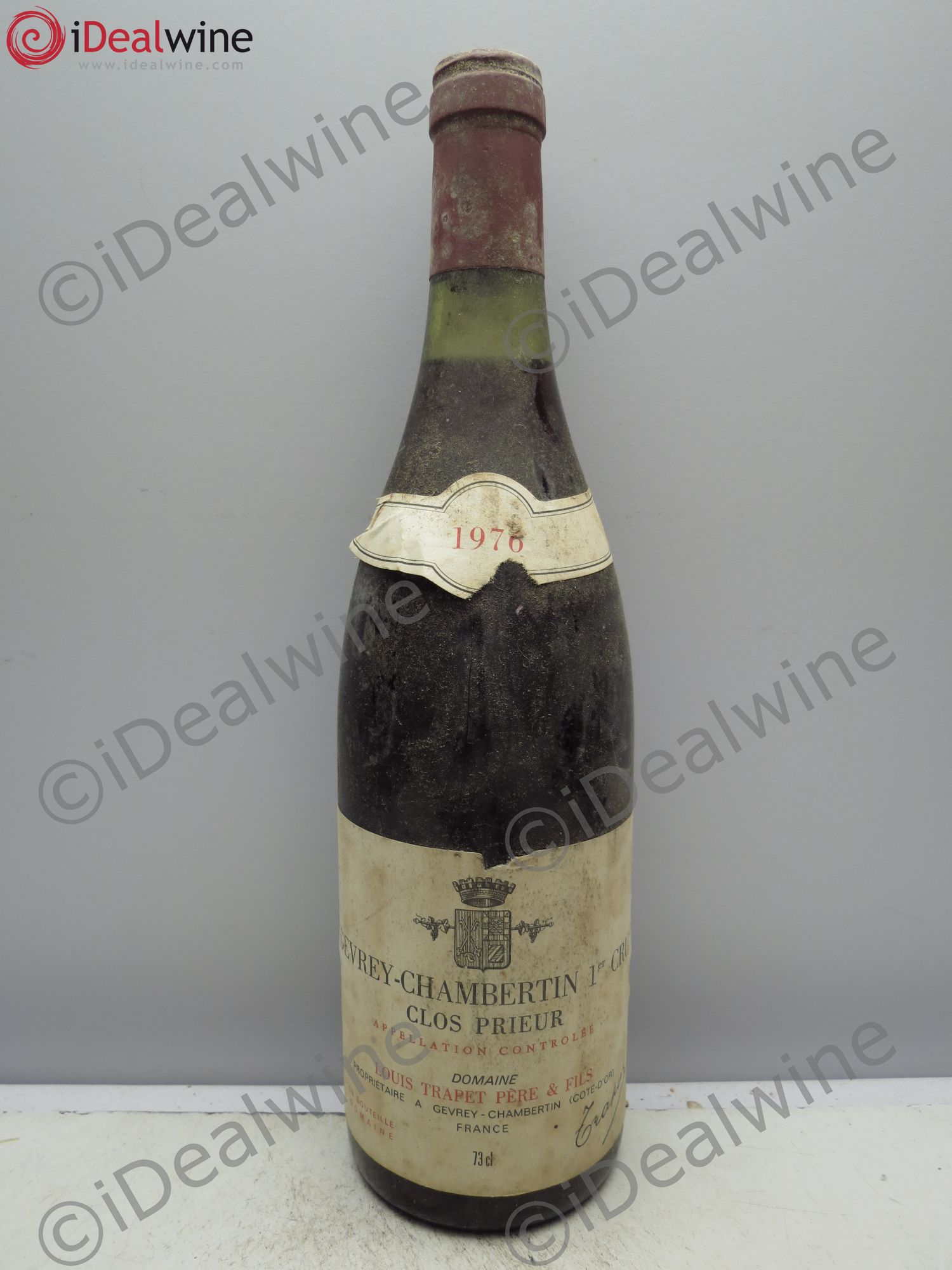 Gevrey-Chambertin 1er Cru Clos Prieur Domaine Trapet 1976 - Lot de 1 bouteille - 0