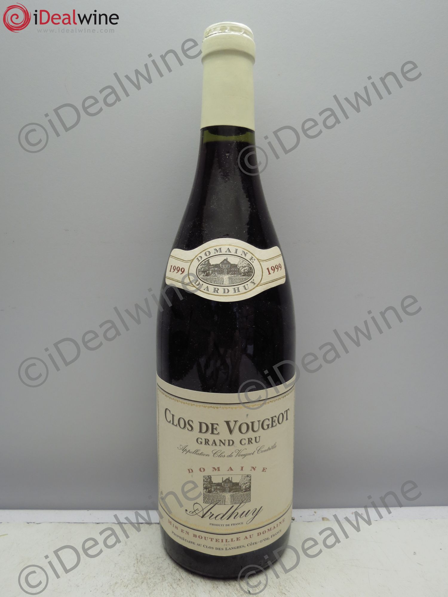Clos de Vougeot Grand Cru Domaine Ardhuy 1999 - Posten von 1 Flasche - 0