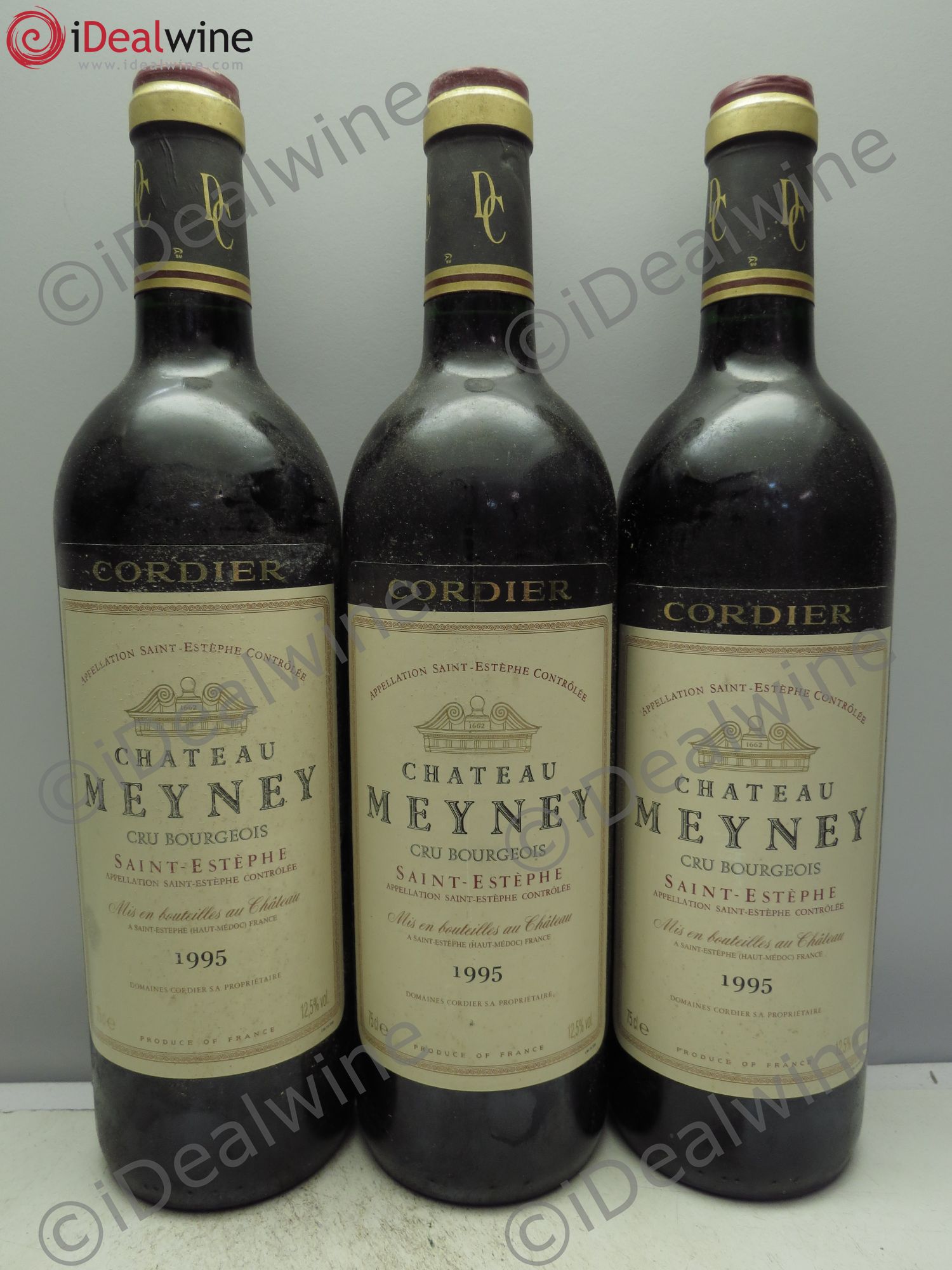 Château Meyney 1995 - Lot de 3 bouteilles - 0
