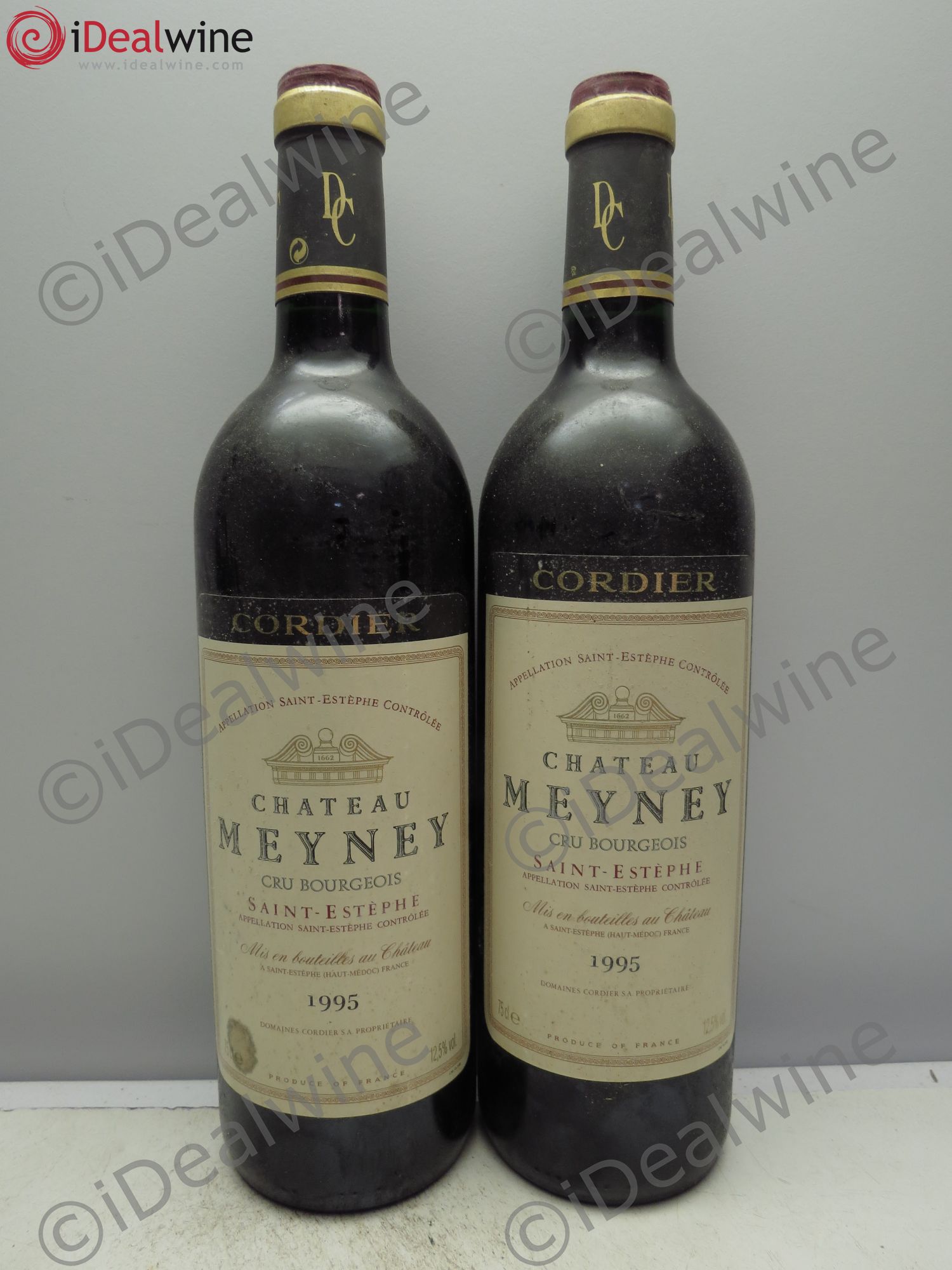 Château Meyney 1995 - Lot de 2 bouteilles - 0
