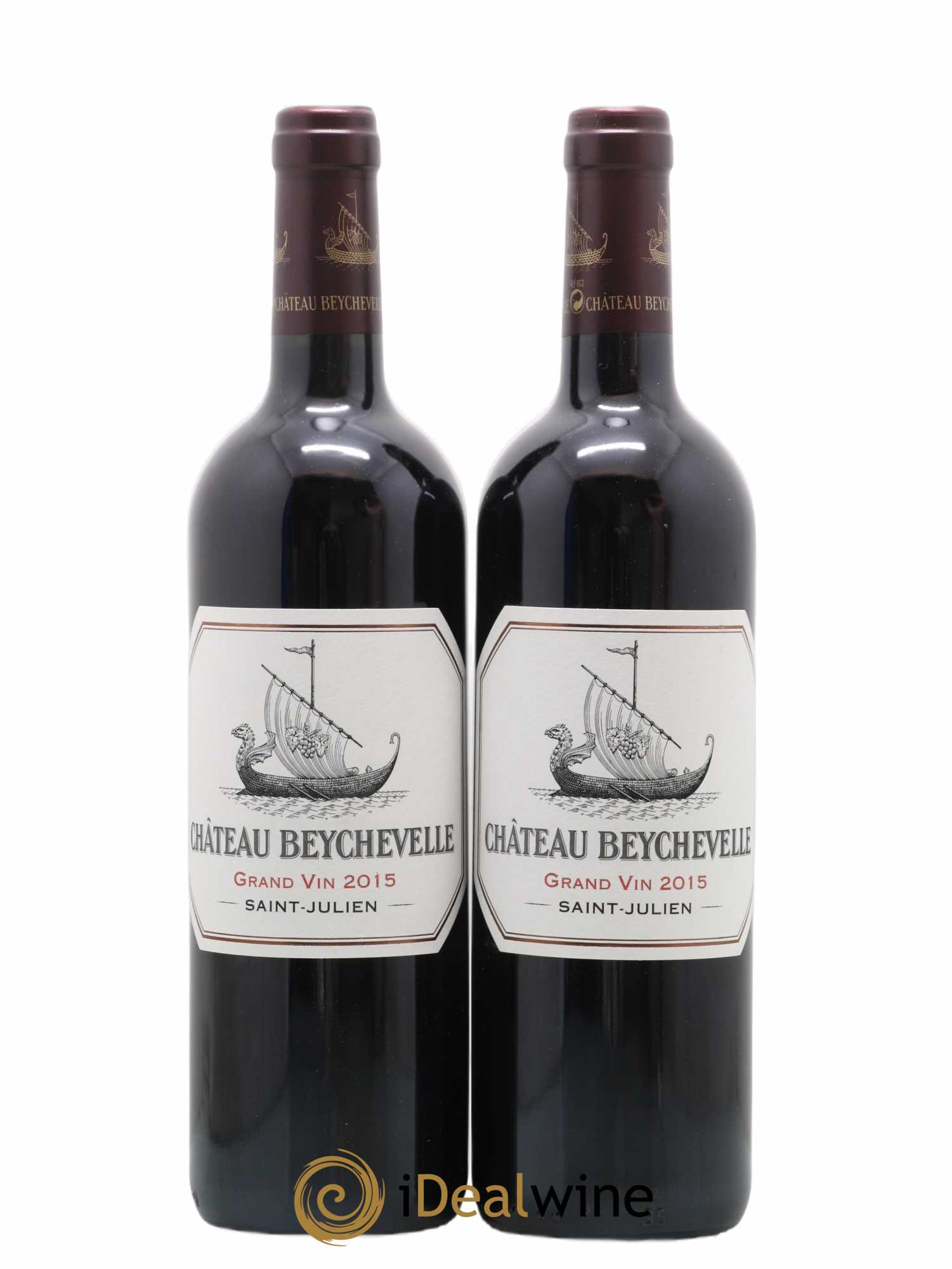 Château Beychevelle 4ème Grand Cru Classé 2015 - Lot de 2 bouteilles - 0