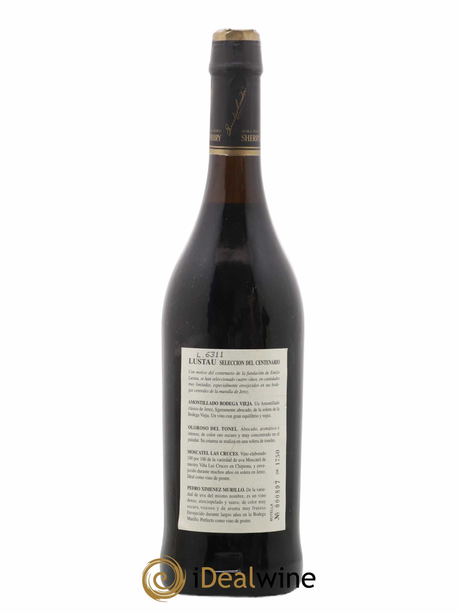 Jerez (Xerez, Sherry) Lustau Cuvée du Centenaire PX Murillo 1996 - Lot de 1 bouteille - 1