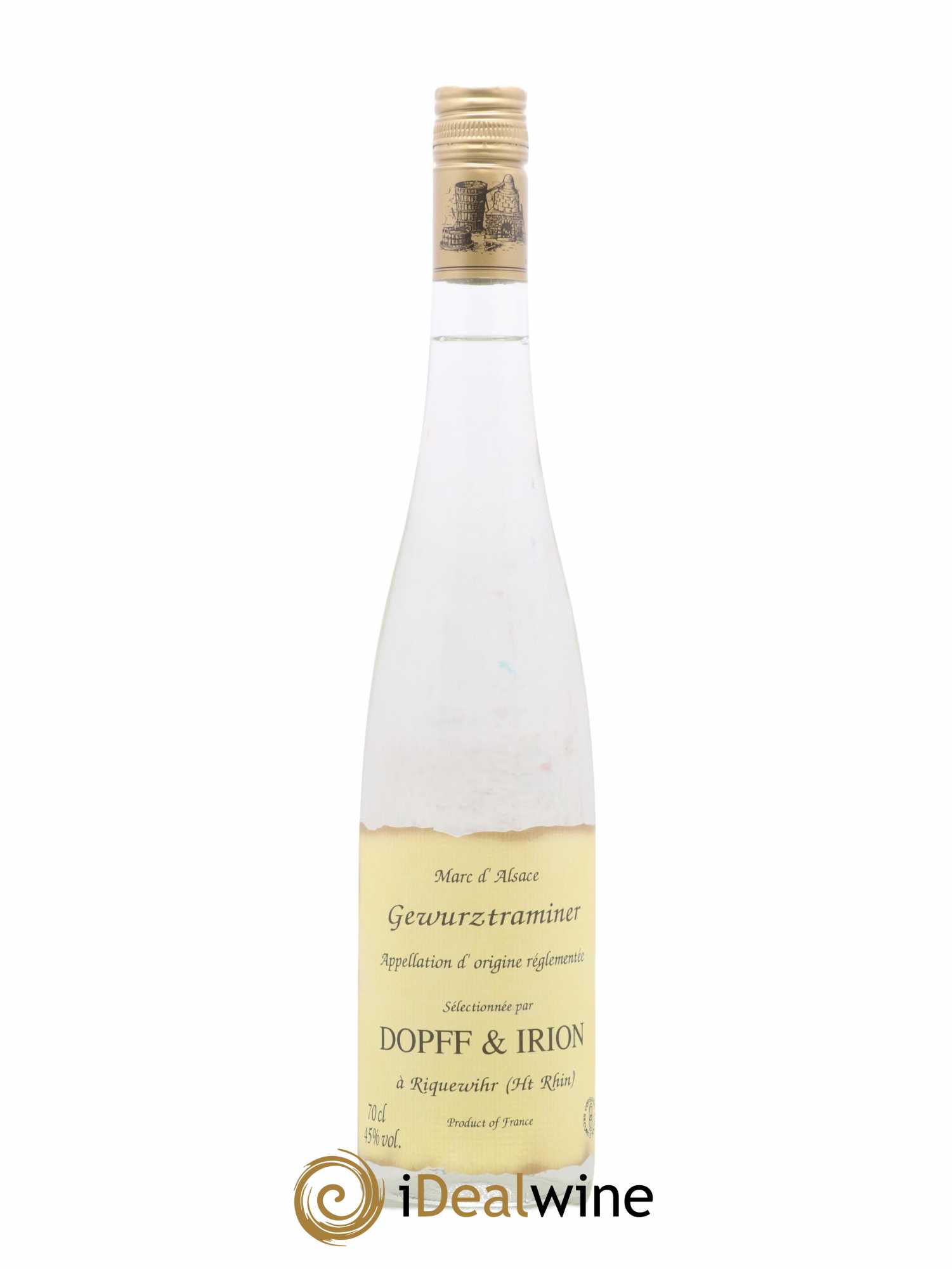 Alcools divers Marc d'Alsace Gewurtzraminer Dopff et Irion - Lot de 1 bouteille - 0