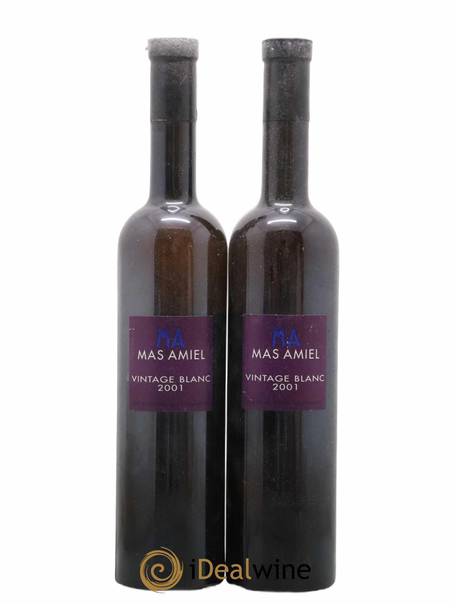Maury Mas Amiel Millésime 80 (sans prix de réserve) 2001 - Lot de 2 bouteilles - 0