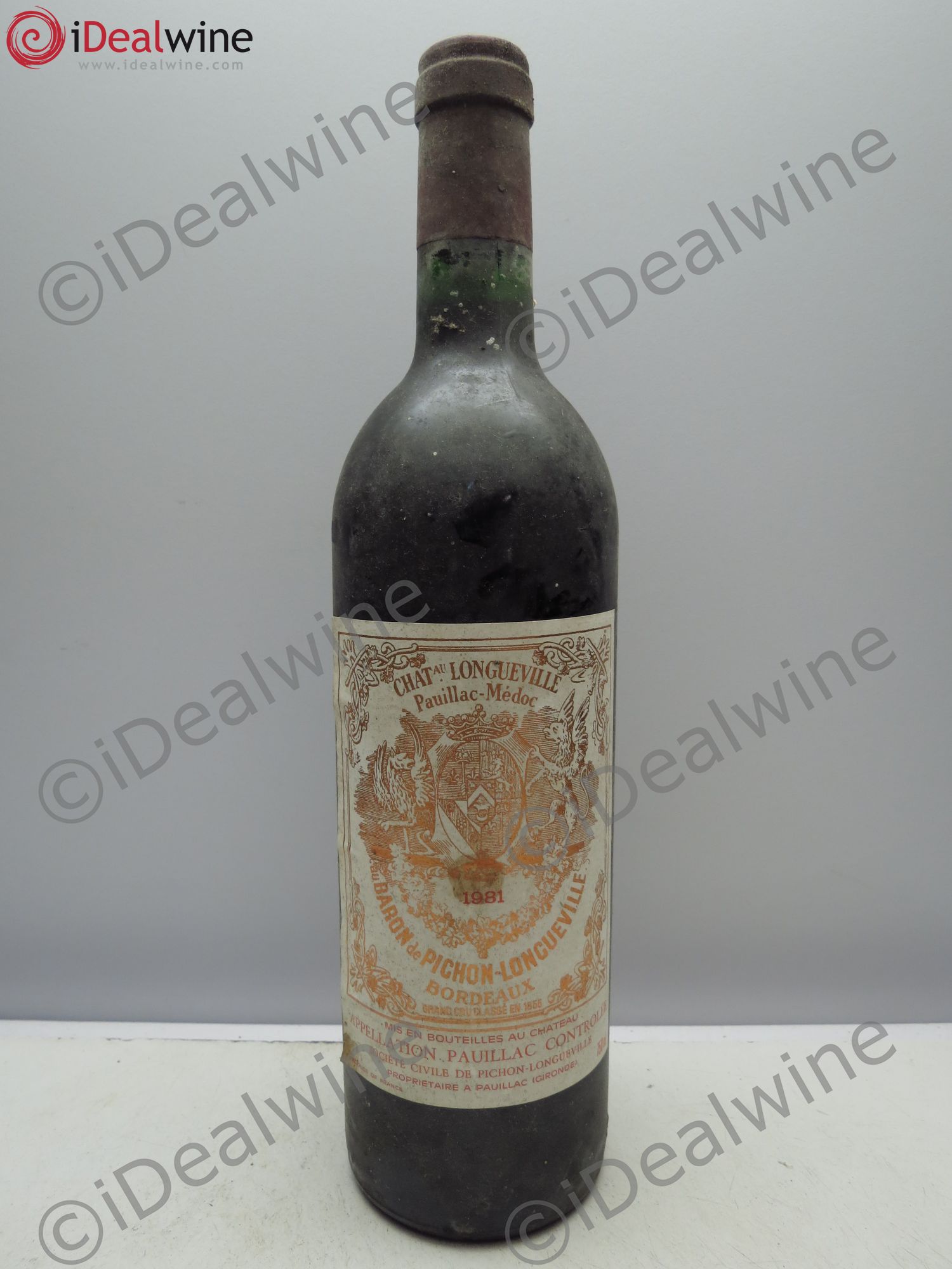 Pichon Longueville Baron 2ème Grand Cru Classé 1981 - Lot de 1 bouteille - 0